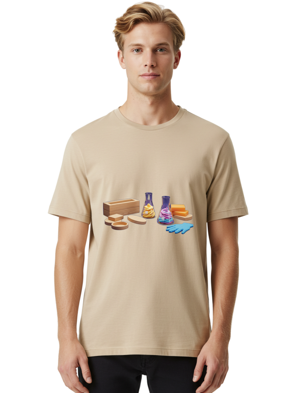 Soap-Making-Equipment Men'S Graphic Tee, 100% Cotton, Comfortable Casual Summer Wear, Machine Washable, Vintage Camera, Old Camera, Antique Camera, Black Camera, Classic Photography, Photography Equipment, Nostalgic Device, Film Camera, Baf531