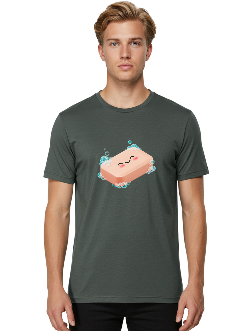 Soap-With-Emoticon Men'S Graphic Tee, 100% Cotton, Comfortable Casual Summer Wear, Machine Washable, Vintage Camera, Old Camera, Antique Camera, Black Camera, Classic Photography, Photography Equipment, Nostalgic Device, Film Camera, Baf534