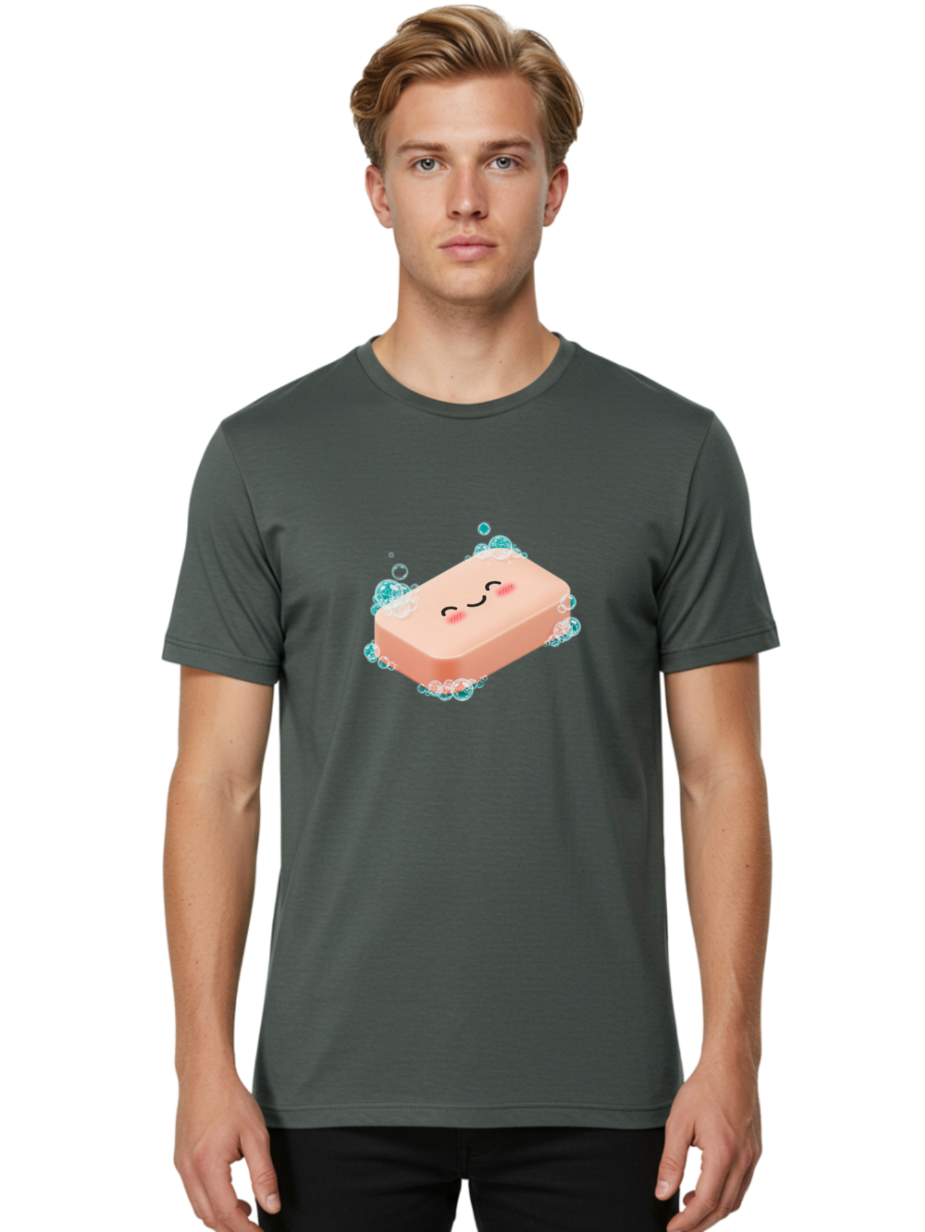 Soap-With-Emoticon Men'S Graphic Tee, 100% Cotton, Comfortable Casual Summer Wear, Machine Washable, Vintage Camera, Old Camera, Antique Camera, Black Camera, Classic Photography, Photography Equipment, Nostalgic Device, Film Camera, Baf534