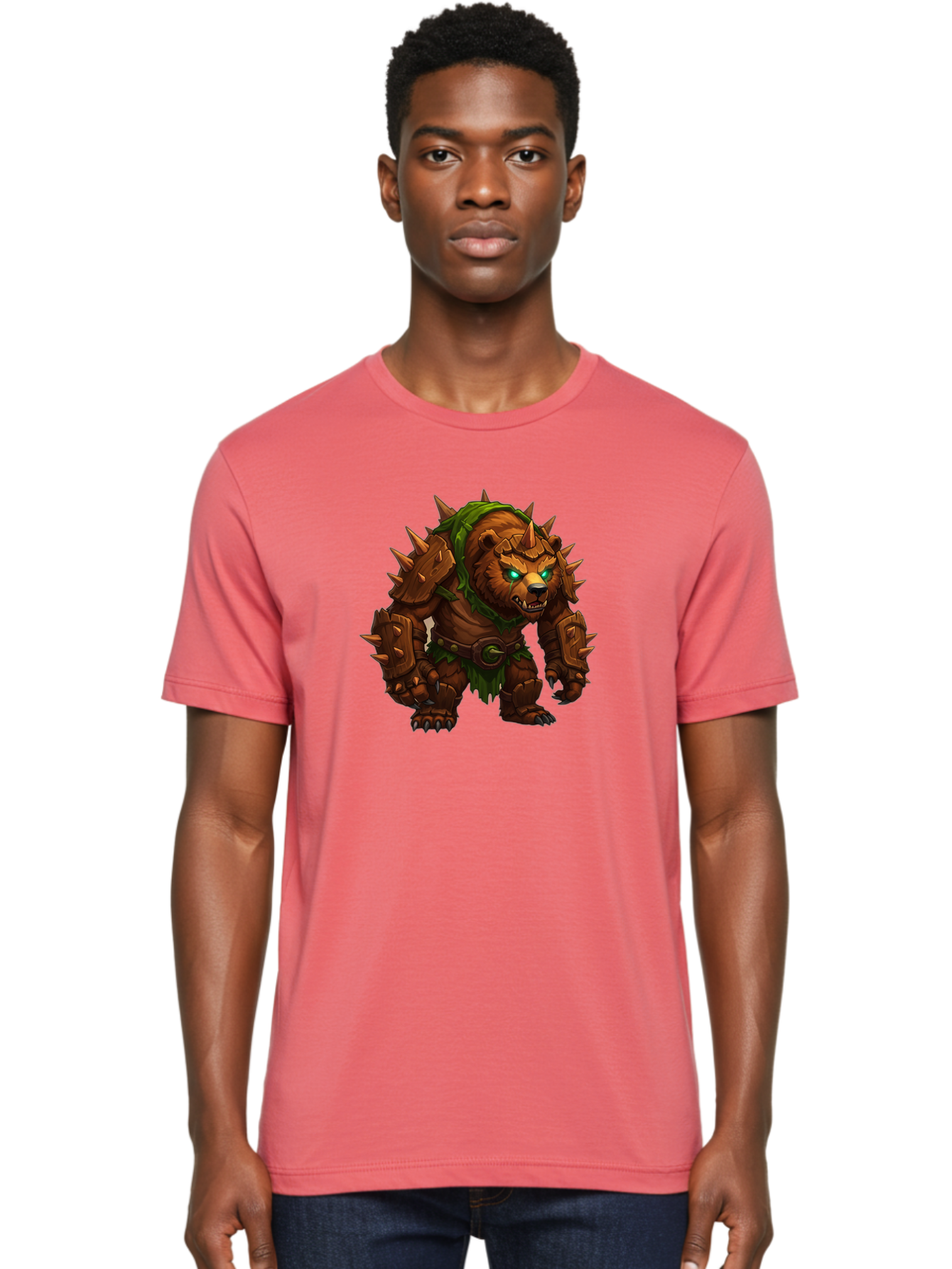 Spiked-Brown-Bear Men'S Graphic Tee, 100% Cotton, Comfortable Casual Summer Wear, Machine Washable, Vintage Camera, Old Camera, Antique Camera, Black Camera, Classic Photography, Photography Equipment, Nostalgic Device, Film Camera, Camera Art Baf537
