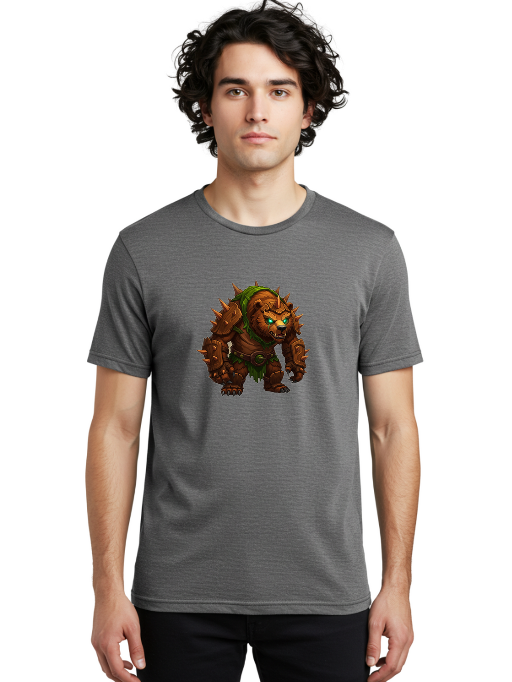 Spiked-Brown-Bear Men'S Graphic Tee, 100% Cotton, Comfortable Casual Summer Wear, Machine Washable, Vintage Camera, Old Camera, Antique Camera, Black Camera, Classic Photography, Photography Equipment, Nostalgic Device, Film Camera, Camera Art Baf537