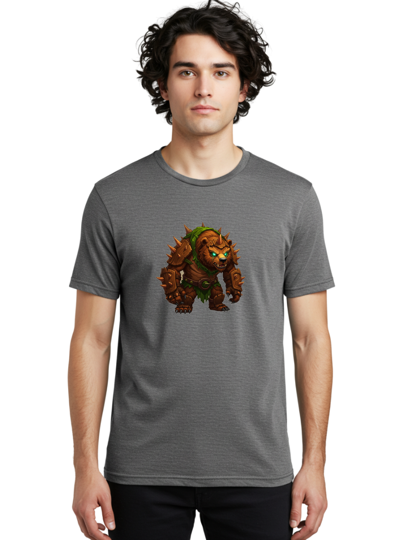 Spiked-Brown-Bear Men'S Graphic Tee, 100% Cotton, Comfortable Casual Summer Wear, Machine Washable, Vintage Camera, Old Camera, Antique Camera, Black Camera, Classic Photography, Photography Equipment, Nostalgic Device, Film Camera, Camera Art Baf537