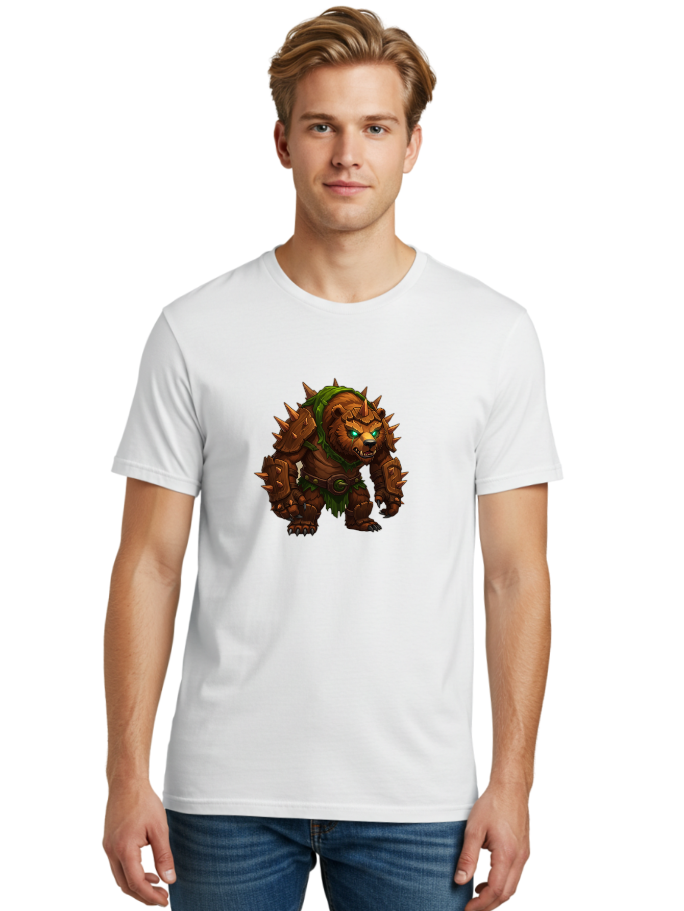 Spiked-Brown-Bear Men'S Graphic Tee, 100% Cotton, Comfortable Casual Summer Wear, Machine Washable, Vintage Camera, Old Camera, Antique Camera, Black Camera, Classic Photography, Photography Equipment, Nostalgic Device, Film Camera, Camera Art Baf537