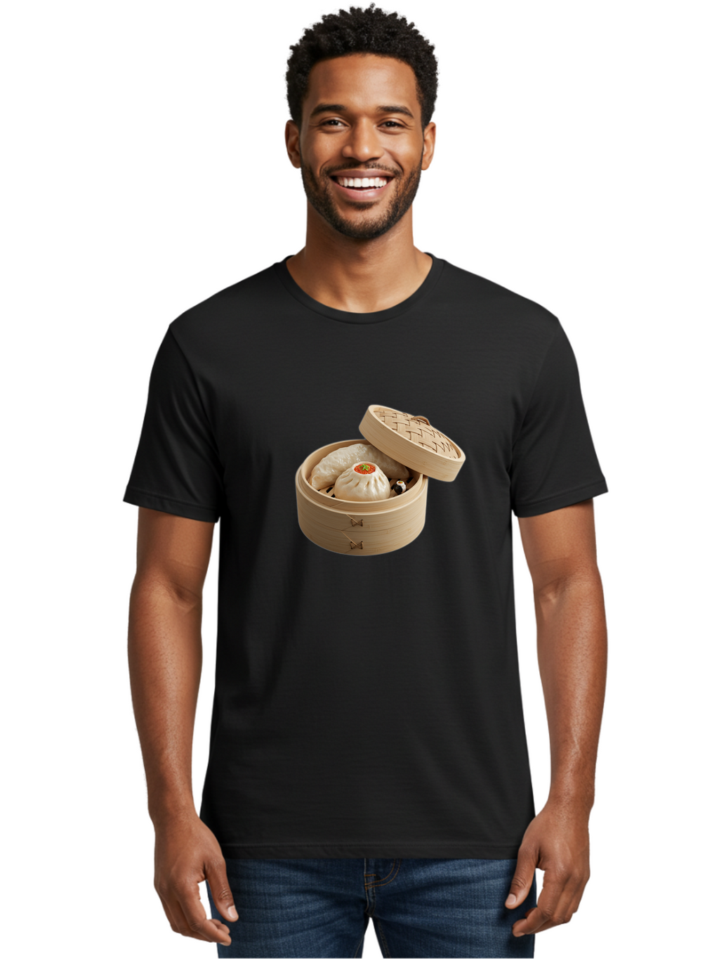 Steamed-Dumplings-2 Men'S Graphic Tee, 100% Cotton, Comfortable Casual Summer Wear, Machine Washable, Vintage Camera, Old Camera, Antique Camera, Black Camera, Classic Photography, Photography Equipment, Nostalgic Device, Film Camera, Baf543