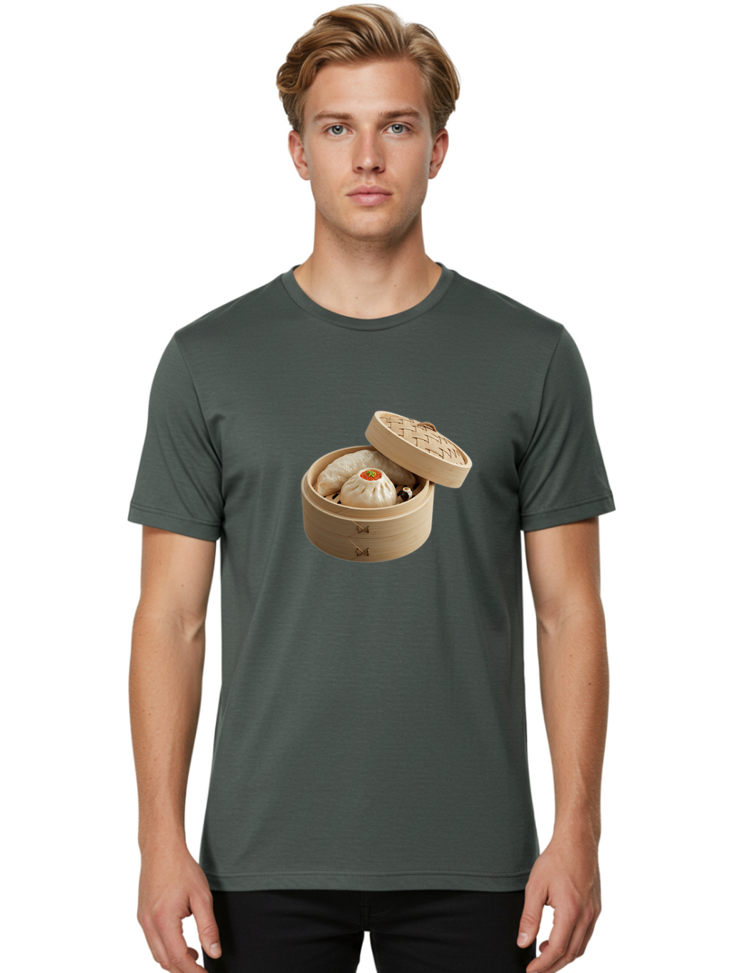 Steamed-Dumplings-2 Men'S Graphic Tee, 100% Cotton, Comfortable Casual Summer Wear, Machine Washable, Vintage Camera, Old Camera, Antique Camera, Black Camera, Classic Photography, Photography Equipment, Nostalgic Device, Film Camera, Baf543