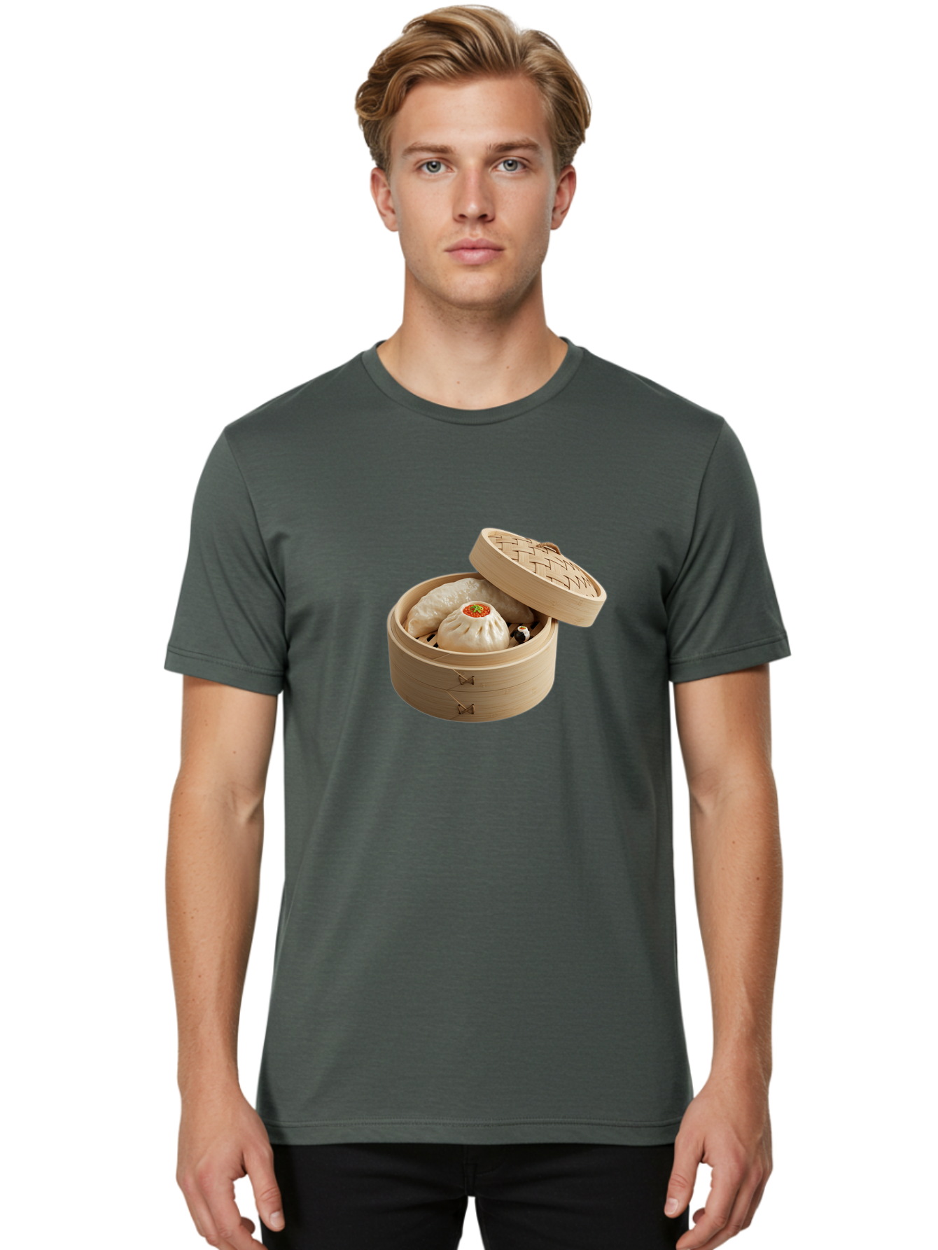 Steamed-Dumplings-2 Men'S Graphic Tee, 100% Cotton, Comfortable Casual Summer Wear, Machine Washable, Vintage Camera, Old Camera, Antique Camera, Black Camera, Classic Photography, Photography Equipment, Nostalgic Device, Film Camera, Baf543
