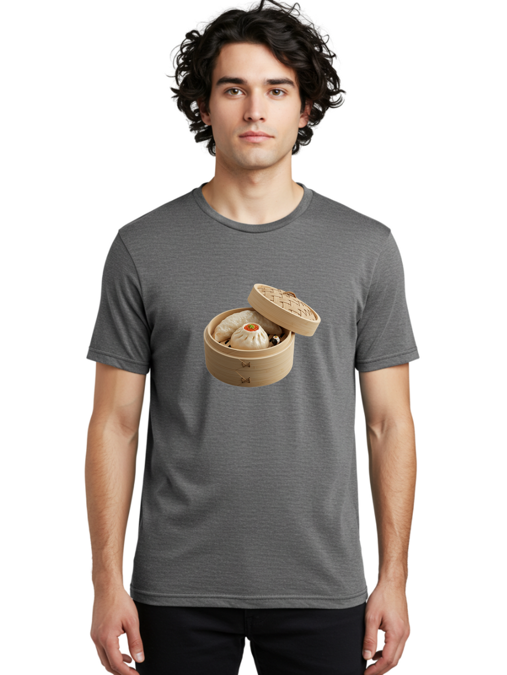Steamed-Dumplings-2 Men'S Graphic Tee, 100% Cotton, Comfortable Casual Summer Wear, Machine Washable, Vintage Camera, Old Camera, Antique Camera, Black Camera, Classic Photography, Photography Equipment, Nostalgic Device, Film Camera, Baf543