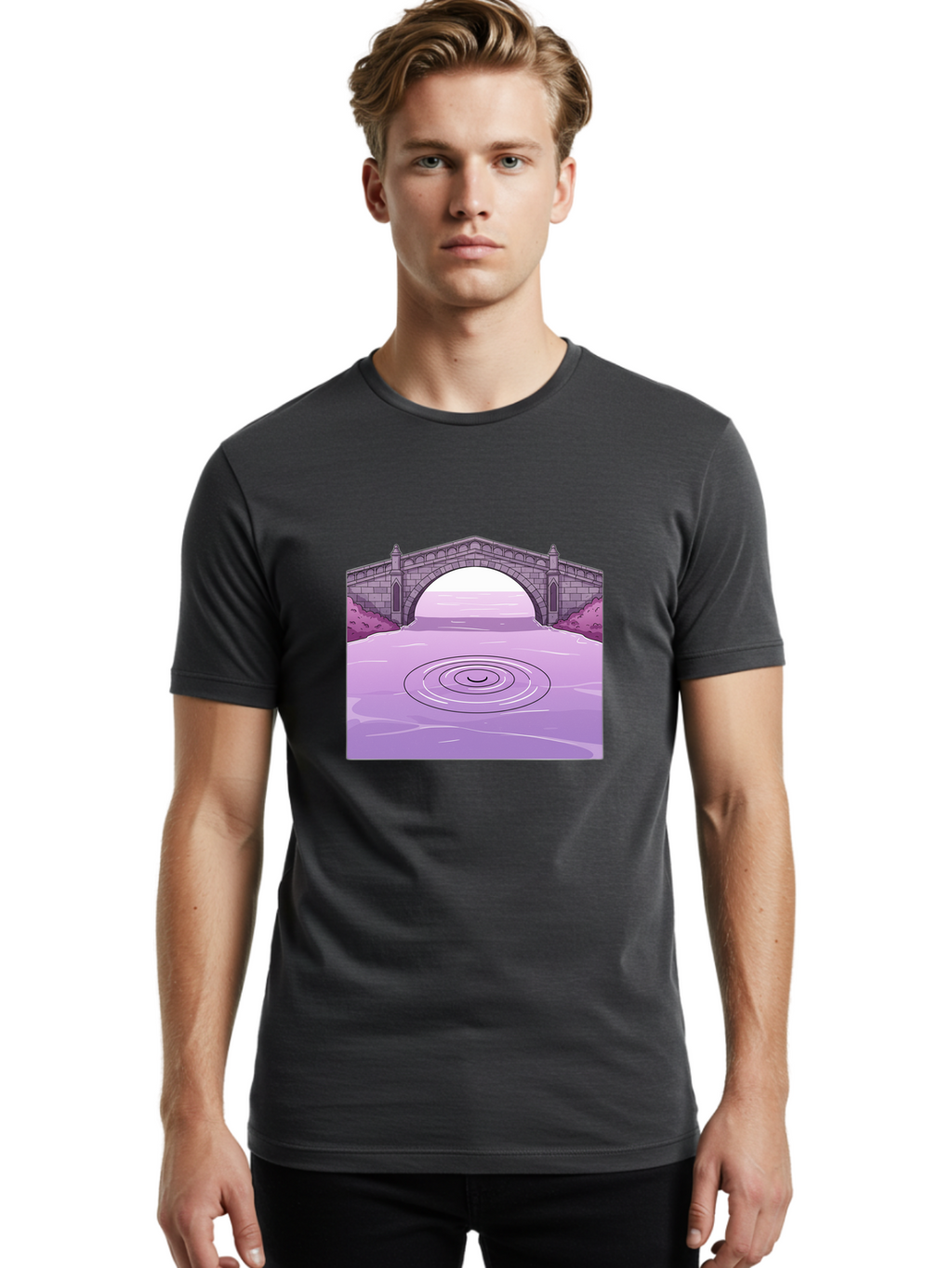 Stone-Bridge Men'S Graphic Tee, 100% Cotton, Comfortable Casual Summer Wear, Machine Washable, Vintage Camera, Old Camera, Antique Camera, Black Camera, Classic Photography, Photography Equipment, Nostalgic Device, Film Camera, Camera Art Baf554