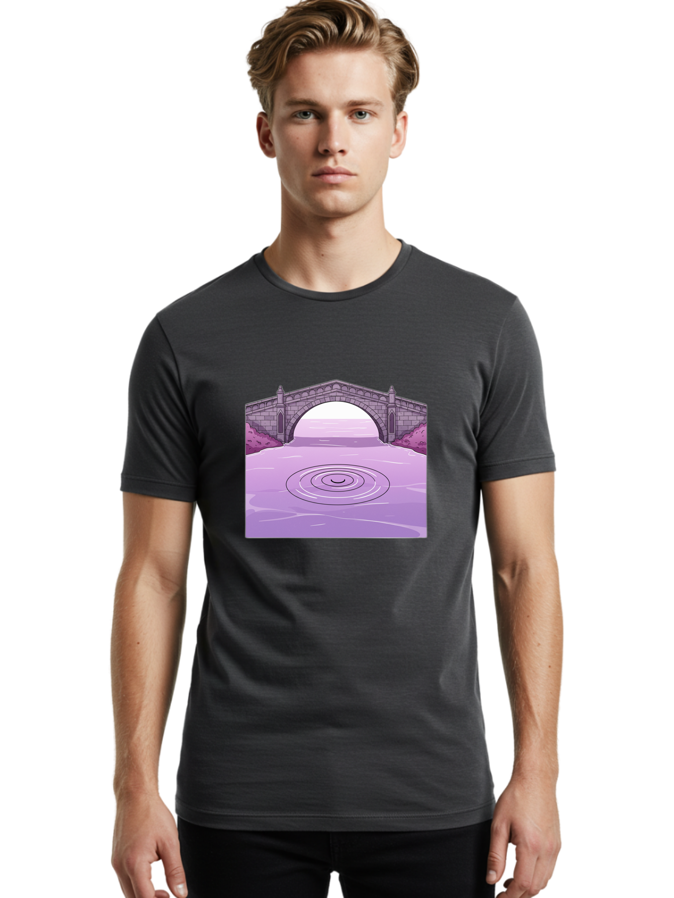 Stone-Bridge Men'S Graphic Tee, 100% Cotton, Comfortable Casual Summer Wear, Machine Washable, Vintage Camera, Old Camera, Antique Camera, Black Camera, Classic Photography, Photography Equipment, Nostalgic Device, Film Camera, Camera Art Baf554