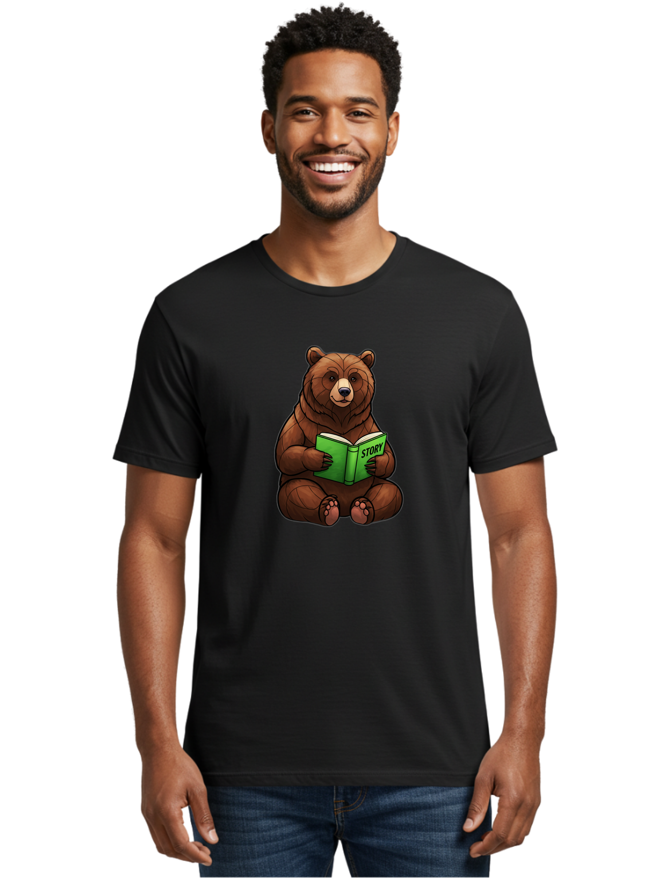 Story-Bear Men'S Graphic Tee, 100% Cotton, Comfortable Casual Summer Wear, Machine Washable, Vintage Camera, Old Camera, Antique Camera, Black Camera, Classic Photography, Photography Equipment, Nostalgic Device, Film Camera, Camera Art Baf555