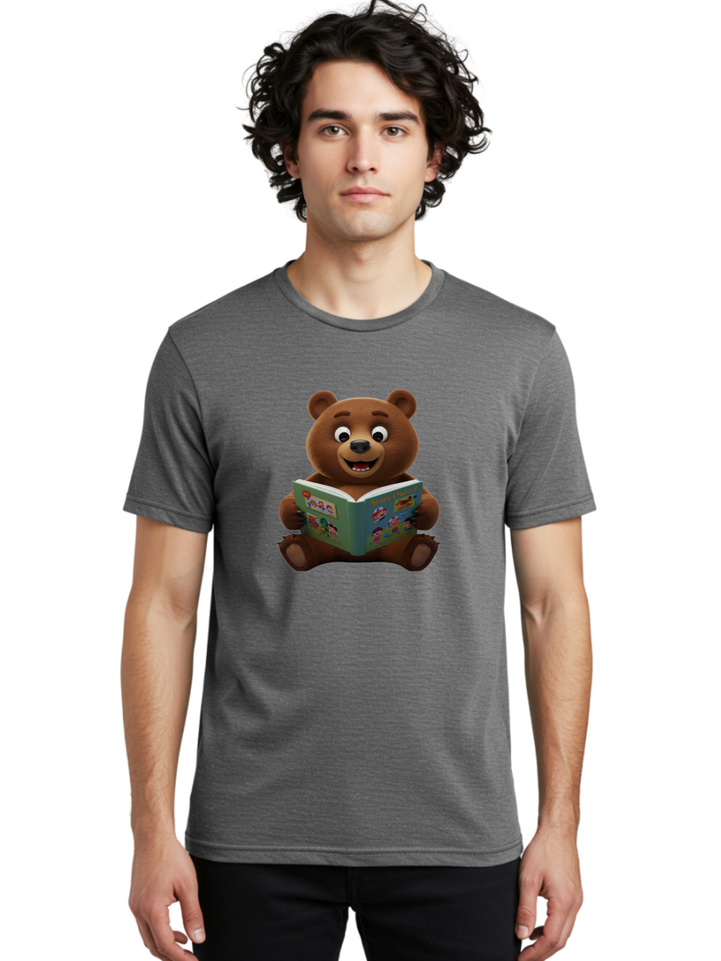 Story-Cubs-Bear Men'S Graphic Tee, 100% Cotton, Comfortable Casual Summer Wear, Machine Washable, Vintage Camera, Old Camera, Antique Camera, Black Camera, Classic Photography, Photography Equipment, Nostalgic Device, Film Camera, Camera Art Baf556