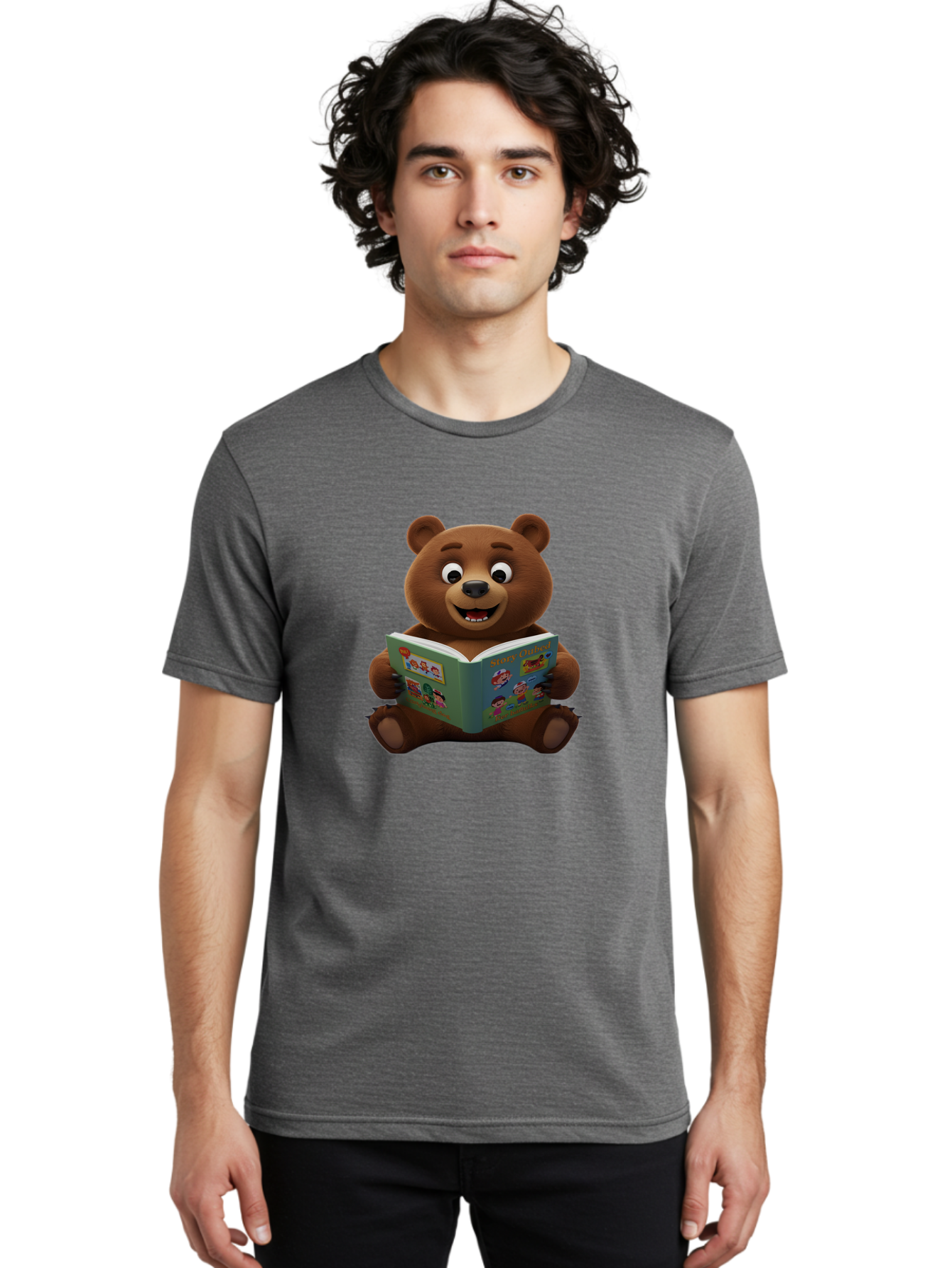 Story-Cubs-Bear Men'S Graphic Tee, 100% Cotton, Comfortable Casual Summer Wear, Machine Washable, Vintage Camera, Old Camera, Antique Camera, Black Camera, Classic Photography, Photography Equipment, Nostalgic Device, Film Camera, Camera Art Baf556