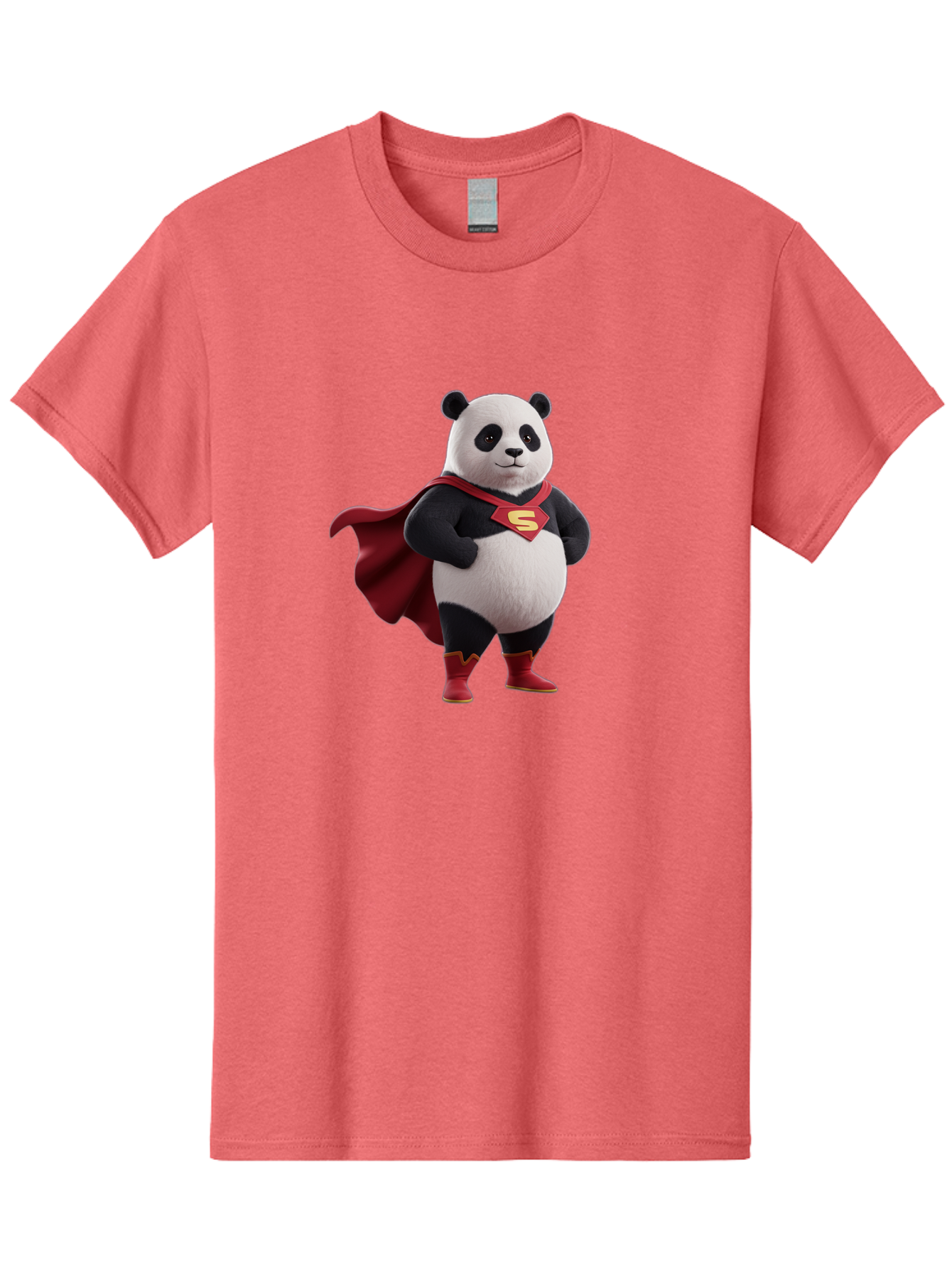 Superman-Panda Men'S Graphic Tee, 100% Cotton, Comfortable Casual Summer Wear, Machine Washable, Vintage Camera, Old Camera, Antique Camera, Black Camera, Classic Photography, Photography Equipment, Nostalgic Device, Film Camera, Camera Art Baf558