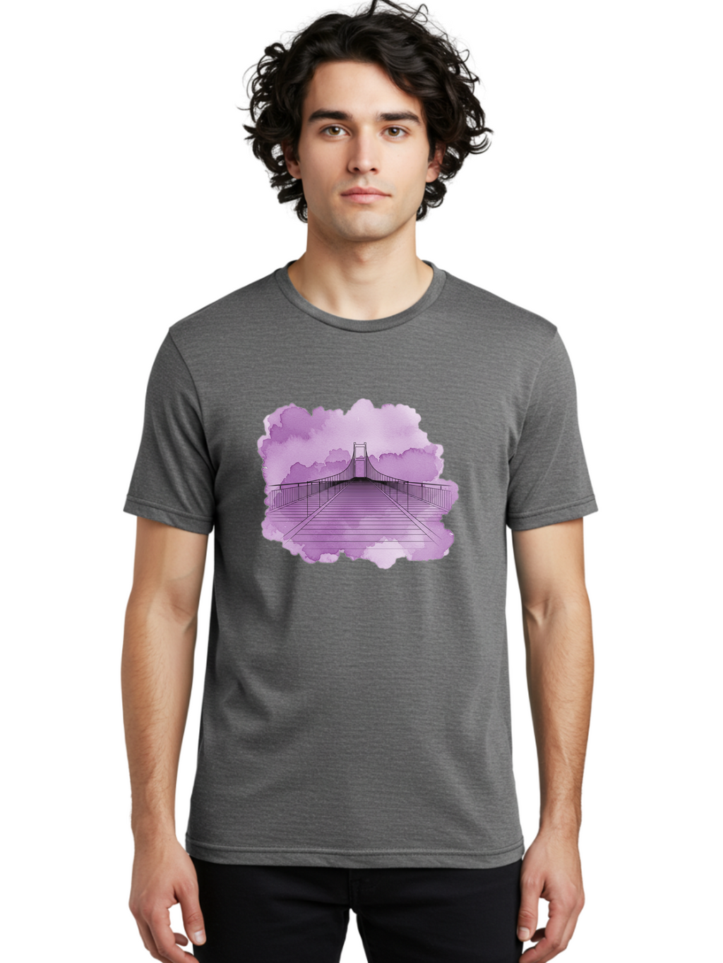 Suspension-Bridge Men'S Graphic Tee, 100% Cotton, Comfortable Casual Summer Wear, Machine Washable, Vintage Camera, Old Camera, Antique Camera, Black Camera, Classic Photography, Photography Equipment, Nostalgic Device, Film Camera, Camera Art Baf561