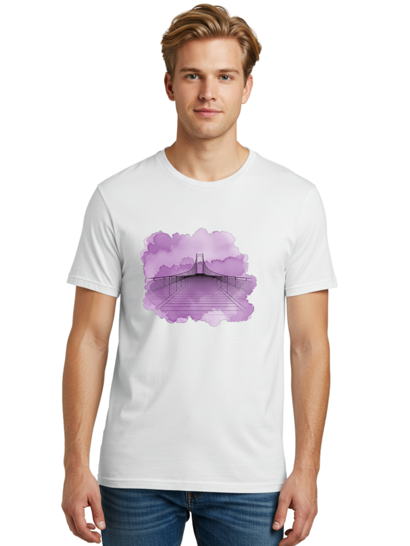Suspension-Bridge Men'S Graphic Tee, 100% Cotton, Comfortable Casual Summer Wear, Machine Washable, Vintage Camera, Old Camera, Antique Camera, Black Camera, Classic Photography, Photography Equipment, Nostalgic Device, Film Camera, Camera Art Baf561