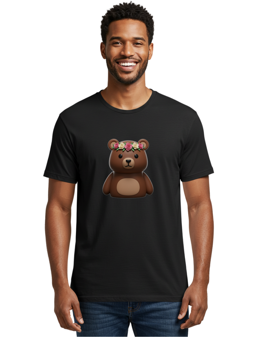 Teddy-Bear Men'S Graphic Tee, 100% Cotton, Comfortable Casual Summer Wear, Machine Washable, Vintage Camera, Old Camera, Antique Camera, Black Camera, Classic Photography, Photography Equipment, Nostalgic Device, Film Camera, Camera Art Baf576