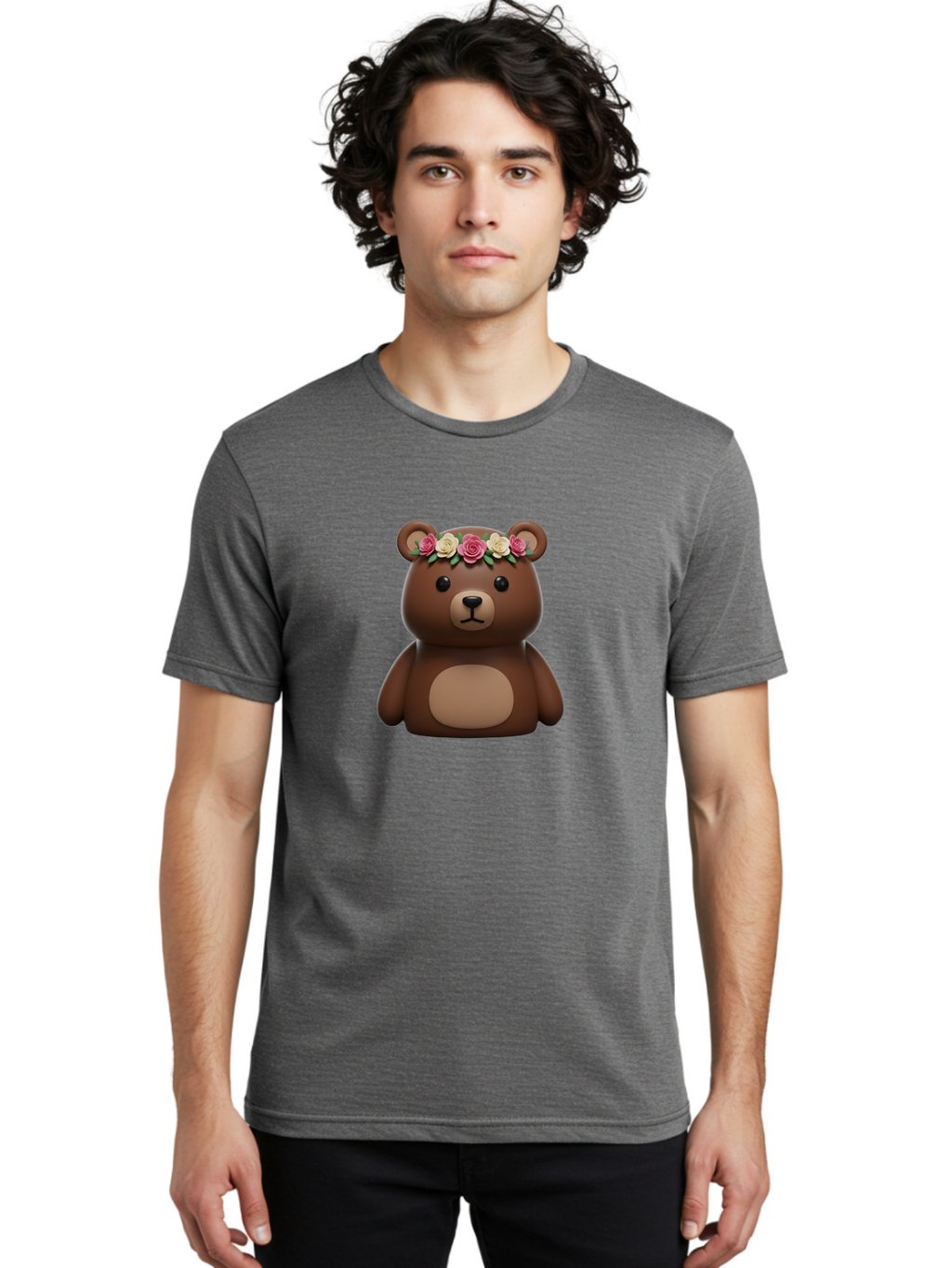 Teddy-Bear Men'S Graphic Tee, 100% Cotton, Comfortable Casual Summer Wear, Machine Washable, Vintage Camera, Old Camera, Antique Camera, Black Camera, Classic Photography, Photography Equipment, Nostalgic Device, Film Camera, Camera Art Baf576