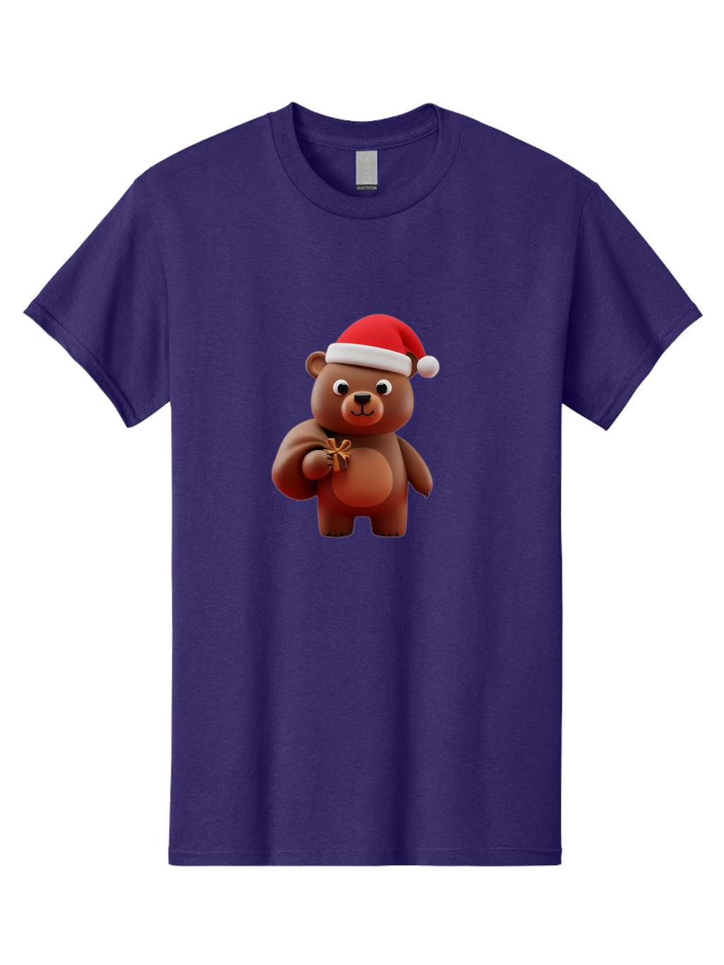 Teddy-In-Santa-Hat-1 Men'S Graphic Tee, 100% Cotton, Comfortable Casual Summer Wear, Machine Washable, Vintage Camera, Old Camera, Antique Camera, Black Camera, Classic Photography, Photography Equipment, Nostalgic Device, Film Camera, Baf585