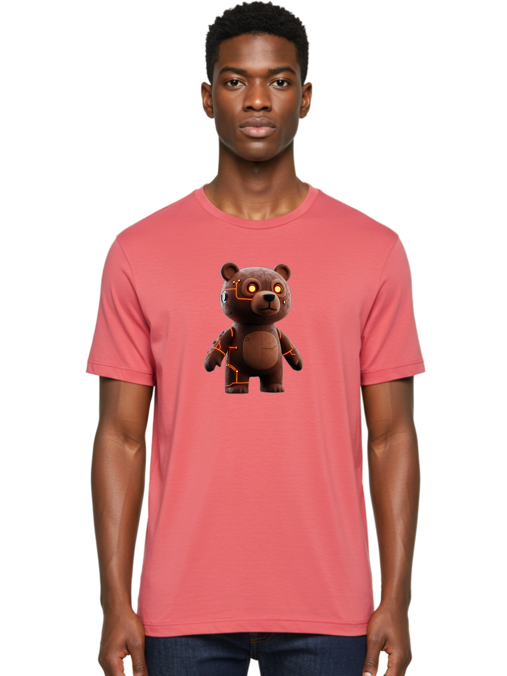 Teddy-Ruxpin Men'S Graphic Tee, 100% Cotton, Comfortable Casual Summer Wear, Machine Washable, Vintage Camera, Old Camera, Antique Camera, Black Camera, Classic Photography, Photography Equipment, Nostalgic Device, Film Camera, Camera Art Baf592