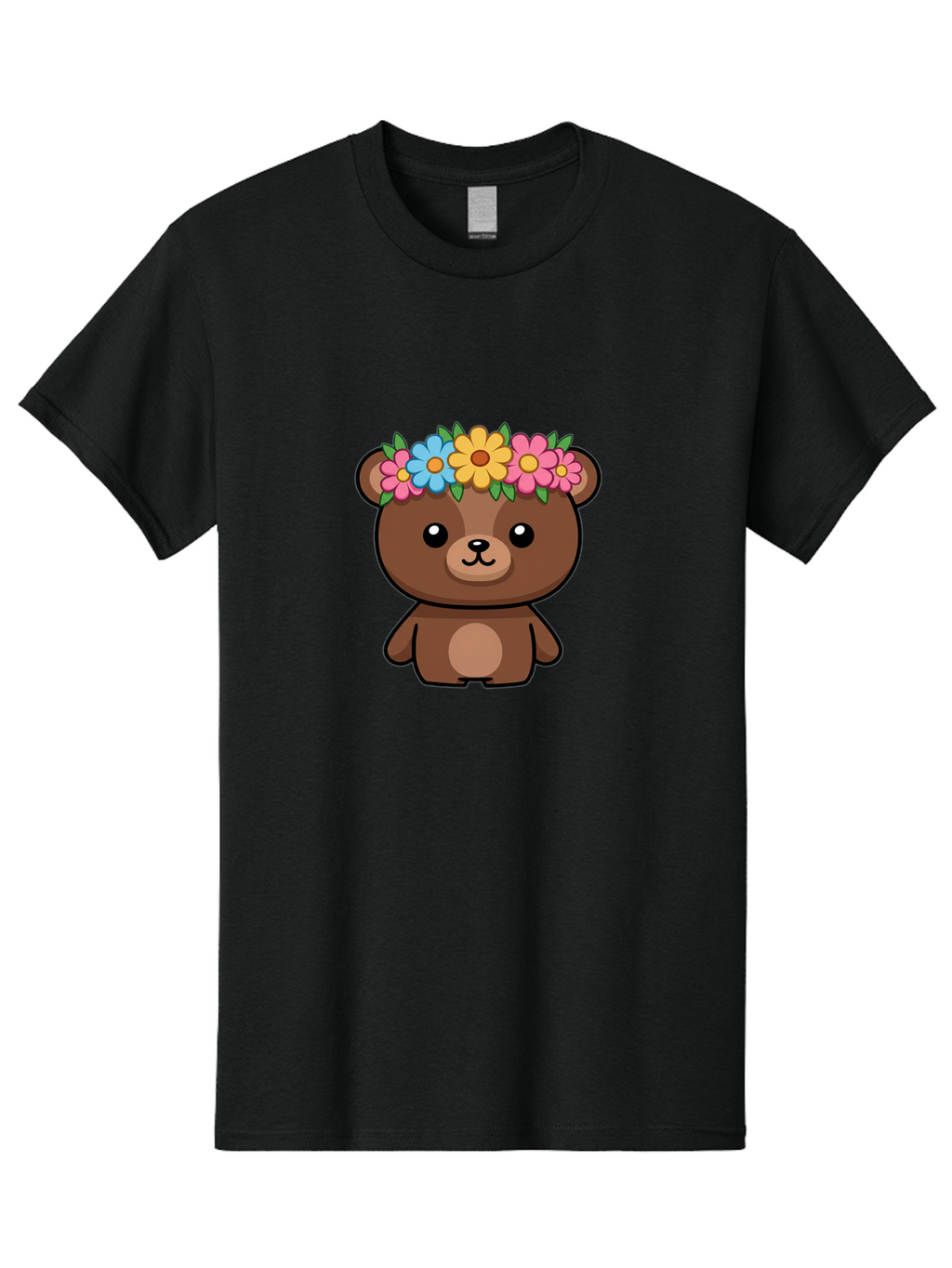 Teddy-With-Flowers Men'S Graphic Tee, 100% Cotton, Comfortable Casual Summer Wear, Machine Washable, Vintage Camera, Old Camera, Antique Camera, Black Camera, Classic Photography, Photography Equipment, Nostalgic Device, Film Camera, Baf593