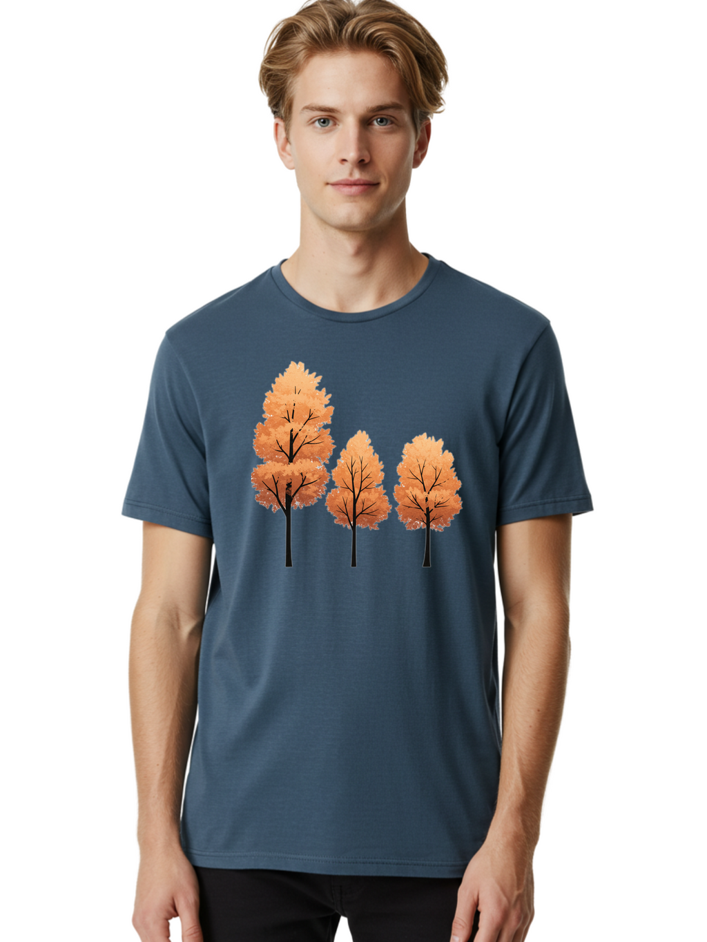 Three-Trees Men'S Graphic Tee, 100% Cotton, Comfortable Casual Summer Wear, Machine Washable, Vintage Camera, Old Camera, Antique Camera, Black Camera, Classic Photography, Photography Equipment, Nostalgic Device, Film Camera, Camera Art Baf595