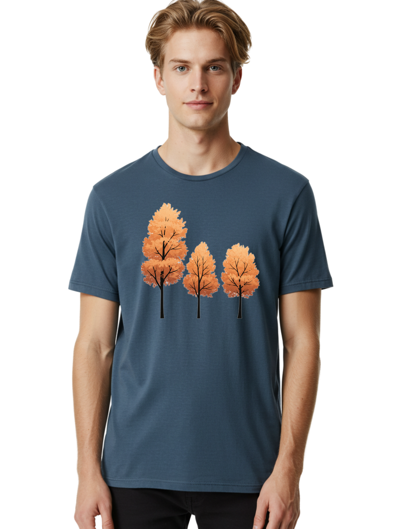 Three-Trees Men'S Graphic Tee, 100% Cotton, Comfortable Casual Summer Wear, Machine Washable, Vintage Camera, Old Camera, Antique Camera, Black Camera, Classic Photography, Photography Equipment, Nostalgic Device, Film Camera, Camera Art Baf595