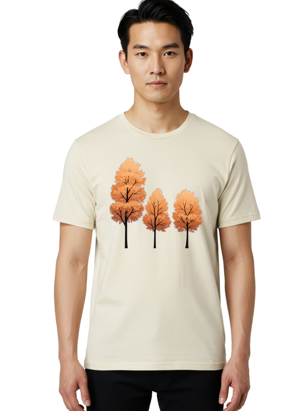 Three-Trees Men'S Graphic Tee, 100% Cotton, Comfortable Casual Summer Wear, Machine Washable, Vintage Camera, Old Camera, Antique Camera, Black Camera, Classic Photography, Photography Equipment, Nostalgic Device, Film Camera, Camera Art Baf595