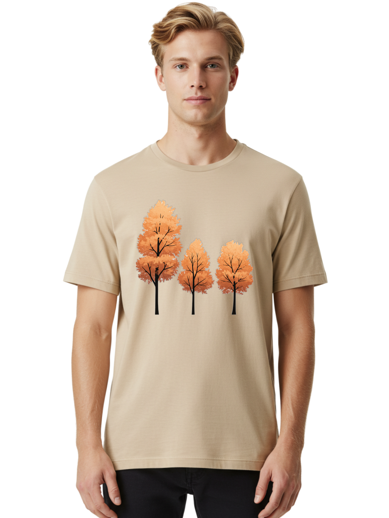 Three-Trees Men'S Graphic Tee, 100% Cotton, Comfortable Casual Summer Wear, Machine Washable, Vintage Camera, Old Camera, Antique Camera, Black Camera, Classic Photography, Photography Equipment, Nostalgic Device, Film Camera, Camera Art Baf595