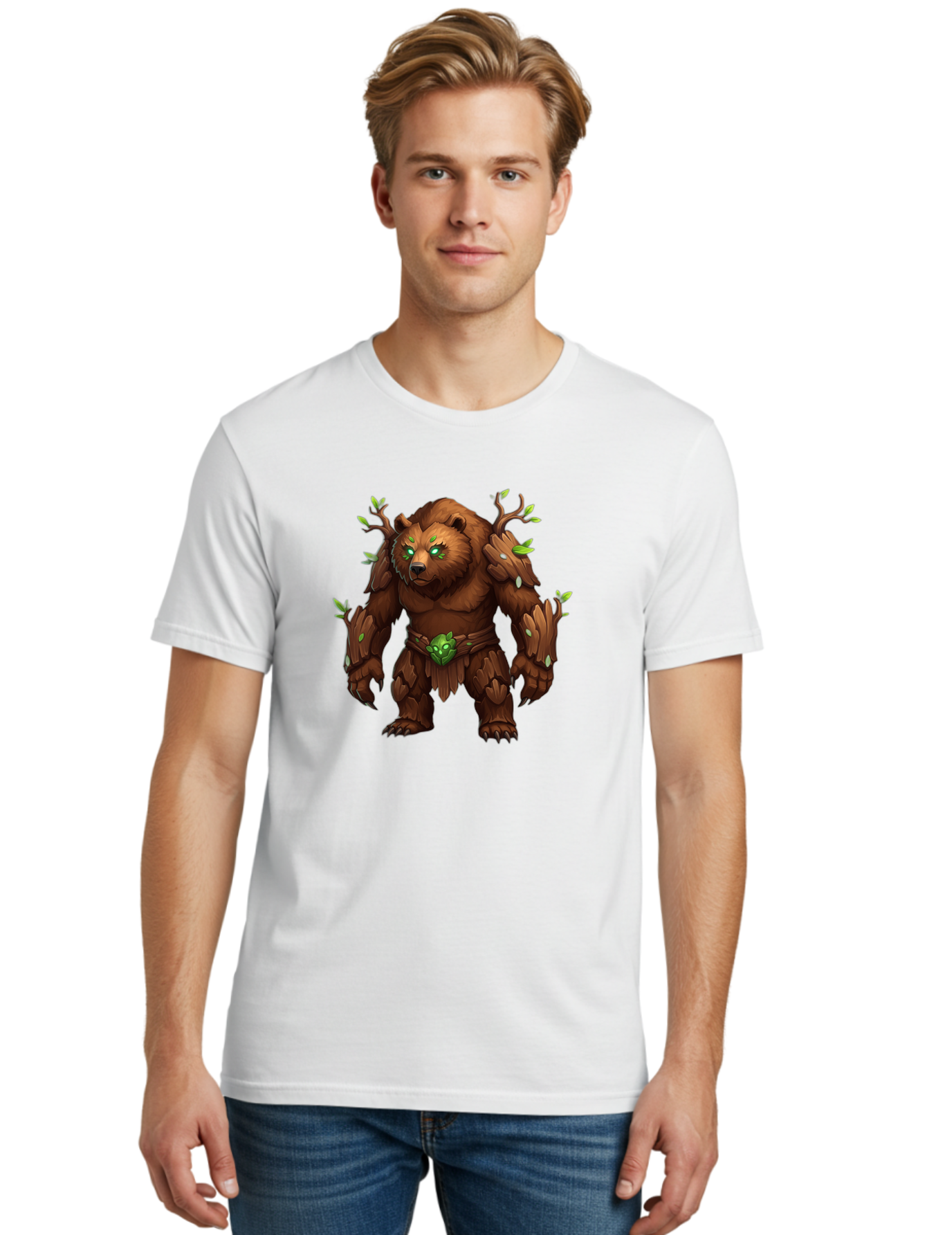 Treant-Bear Men'S Graphic Tee, 100% Cotton, Comfortable Casual Summer Wear, Machine Washable, Vintage Camera, Old Camera, Antique Camera, Black Camera, Classic Photography, Photography Equipment, Nostalgic Device, Film Camera, Camera Art Baf600