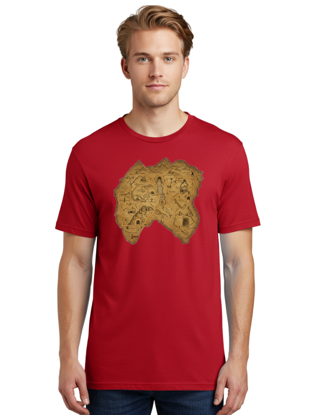 Treasure-Map Men'S Graphic Tee, 100% Cotton, Comfortable Casual Summer Wear, Machine Washable, Vintage Camera, Old Camera, Antique Camera, Black Camera, Classic Photography, Photography Equipment, Nostalgic Device, Film Camera, Camera Art Baf602