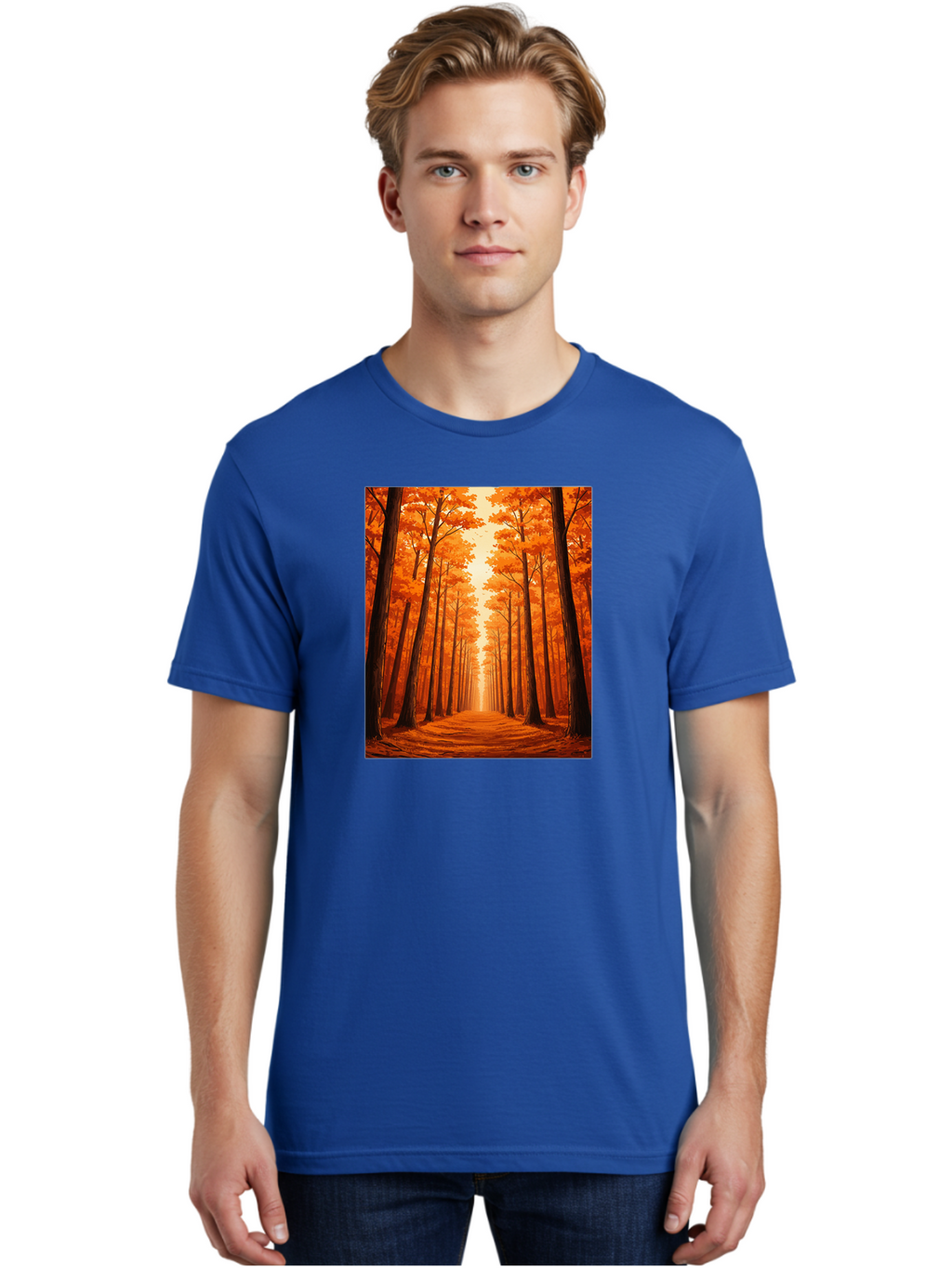 Tree-Lined-Pathway Men'S Graphic Tee, 100% Cotton, Comfortable Casual Summer Wear, Machine Washable, Vintage Camera, Old Camera, Antique Camera, Black Camera, Classic Photography, Photography Equipment, Nostalgic Device, Film Camera, Baf603