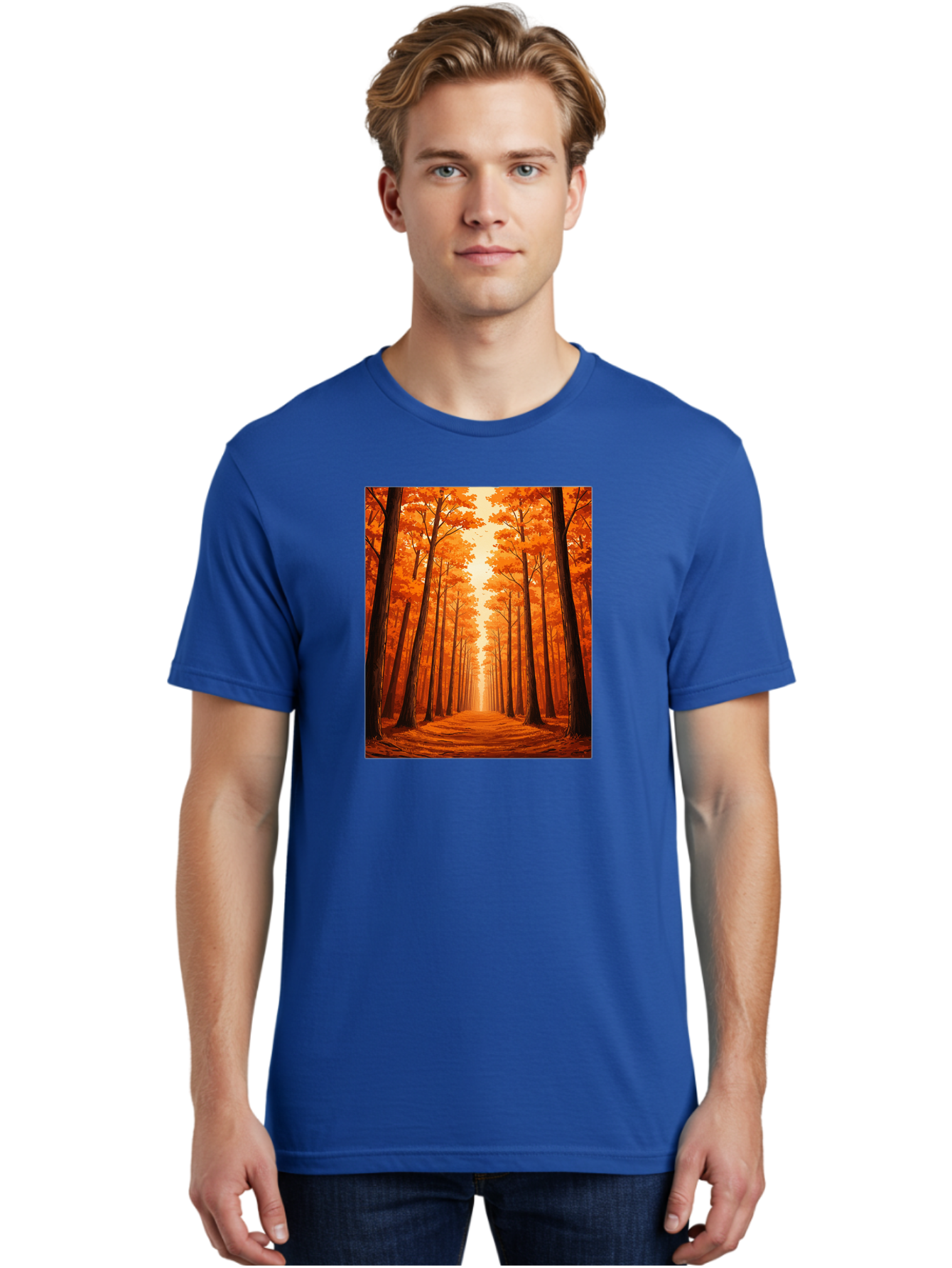 Tree-Lined-Pathway Men'S Graphic Tee, 100% Cotton, Comfortable Casual Summer Wear, Machine Washable, Vintage Camera, Old Camera, Antique Camera, Black Camera, Classic Photography, Photography Equipment, Nostalgic Device, Film Camera, Baf603