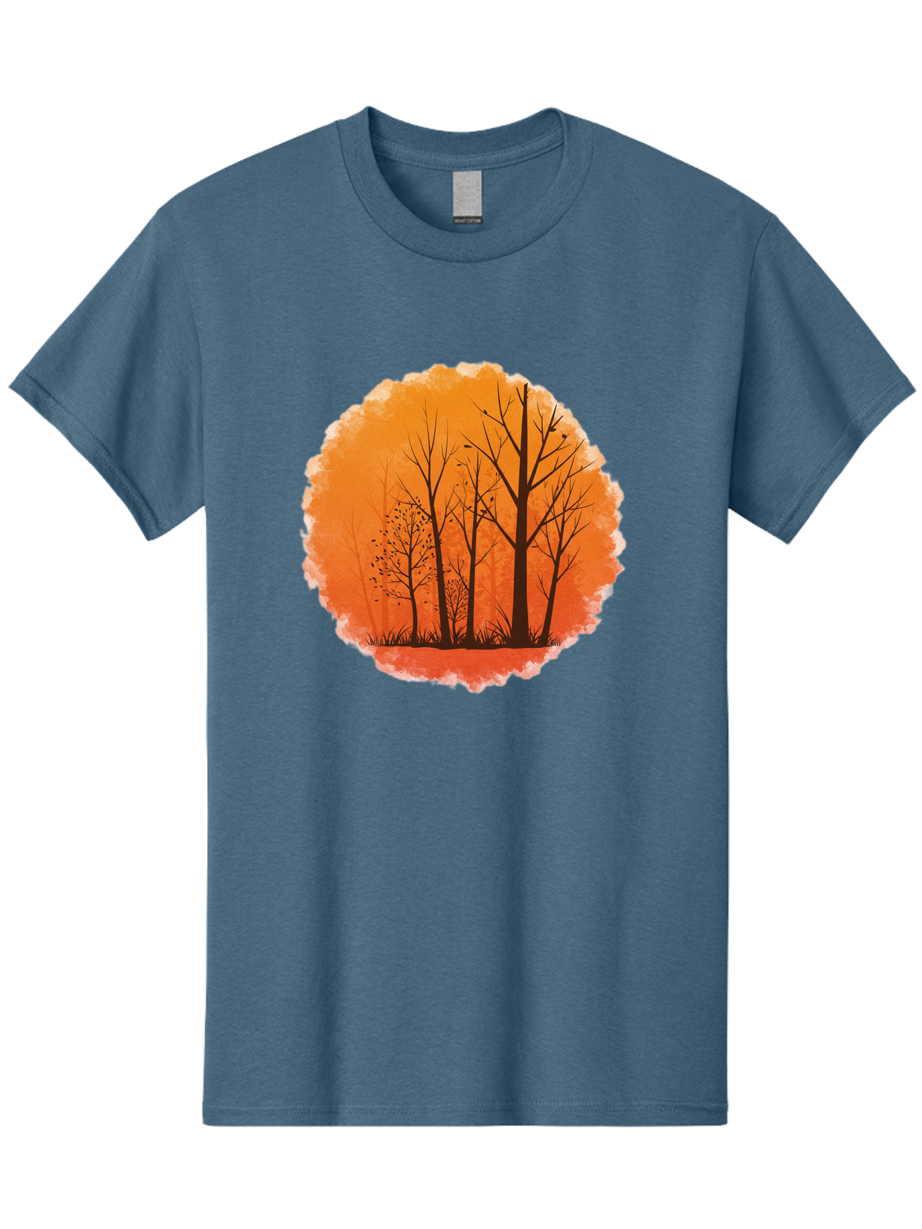 Trees-Silhouette Men'S Graphic Tee, 100% Cotton, Comfortable Casual Summer Wear, Machine Washable, Vintage Camera, Old Camera, Antique Camera, Black Camera, Classic Photography, Photography Equipment, Nostalgic Device, Film Camera, Camera Art Baf605