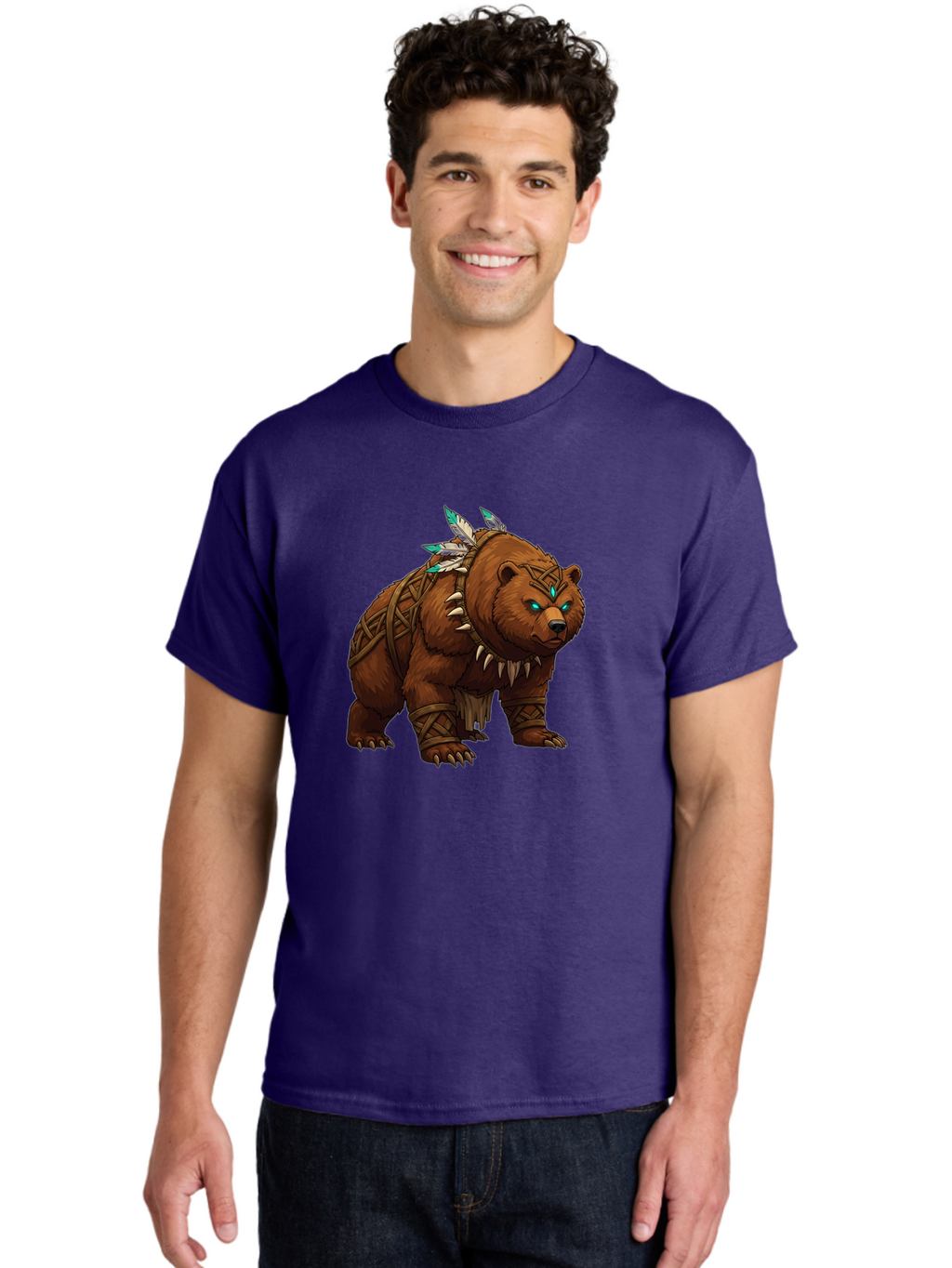 Tribal-Bear Men'S Graphic Tee, 100% Cotton, Comfortable Casual Summer Wear, Machine Washable, Vintage Camera, Old Camera, Antique Camera, Black Camera, Classic Photography, Photography Equipment, Nostalgic Device, Film Camera, Camera Art Baf607