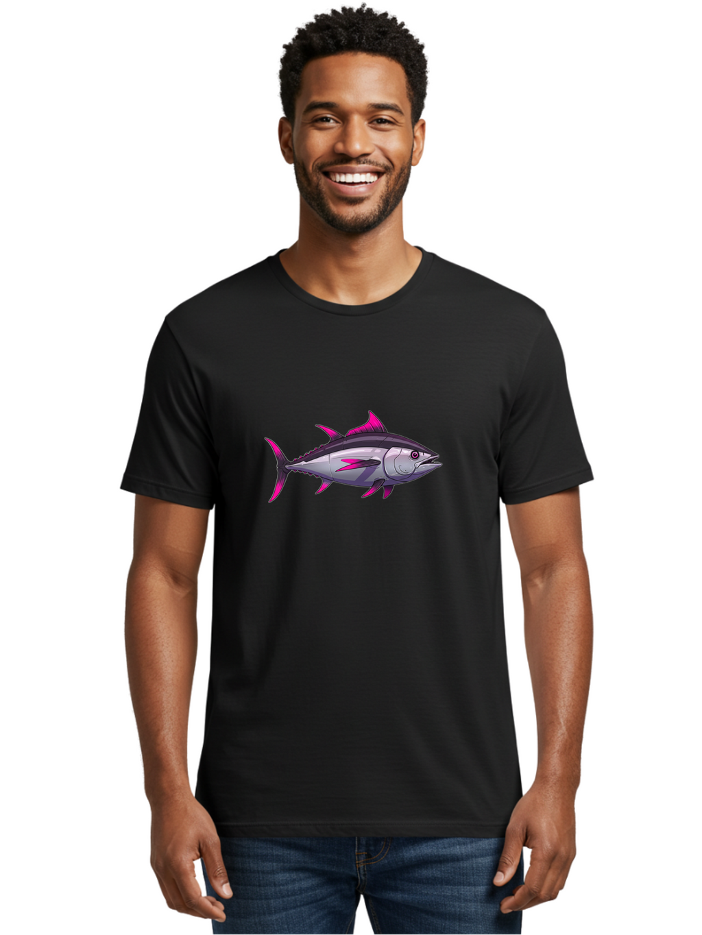 Tuna-Fish Men'S Graphic Tee, 100% Cotton, Comfortable Casual Summer Wear, Machine Washable, Vintage Camera, Old Camera, Antique Camera, Black Camera, Classic Photography, Photography Equipment, Nostalgic Device, Film Camera, Camera Art Baf608