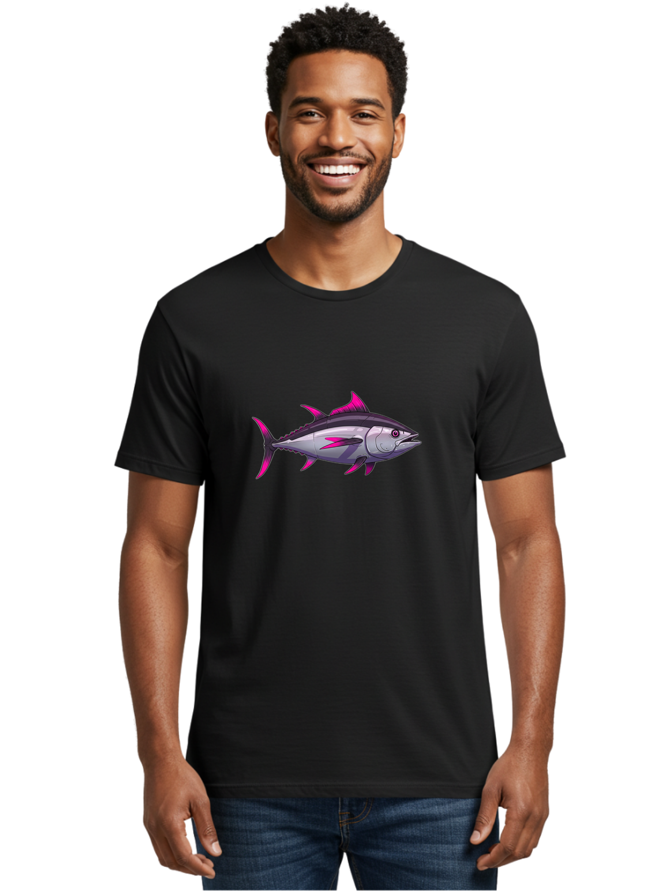 Tuna-Fish Men'S Graphic Tee, 100% Cotton, Comfortable Casual Summer Wear, Machine Washable, Vintage Camera, Old Camera, Antique Camera, Black Camera, Classic Photography, Photography Equipment, Nostalgic Device, Film Camera, Camera Art Baf608