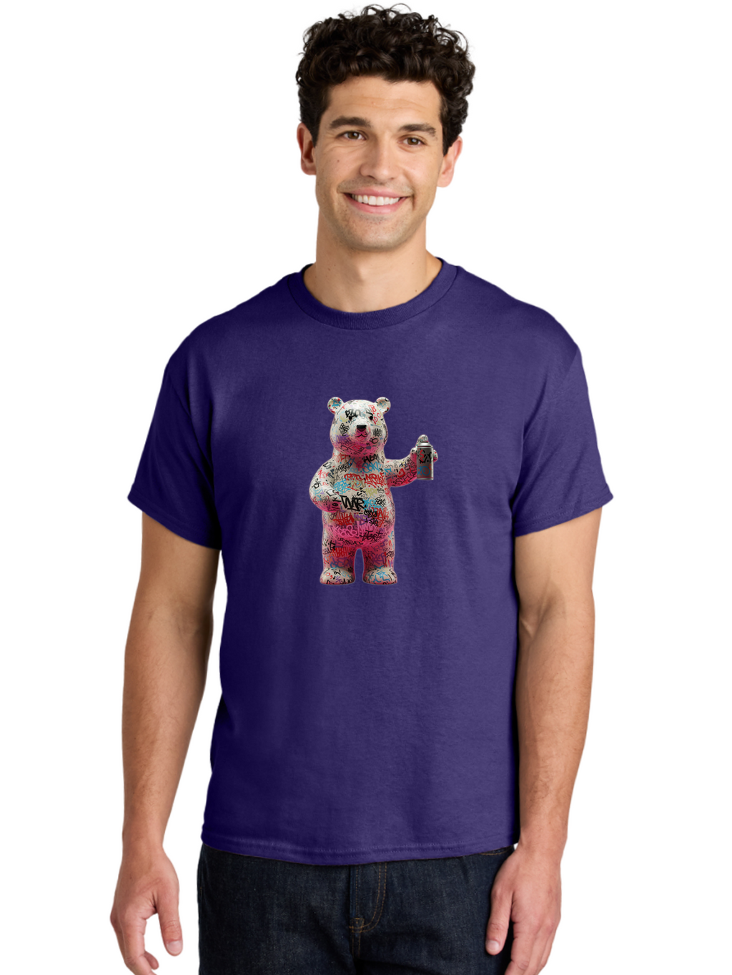 Twr-Bear Men'S Graphic Tee, 100% Cotton, Comfortable Casual Summer Wear, Machine Washable, Vintage Camera, Old Camera, Antique Camera, Black Camera, Classic Photography, Photography Equipment, Nostalgic Device, Film Camera, Camera Art Baf609