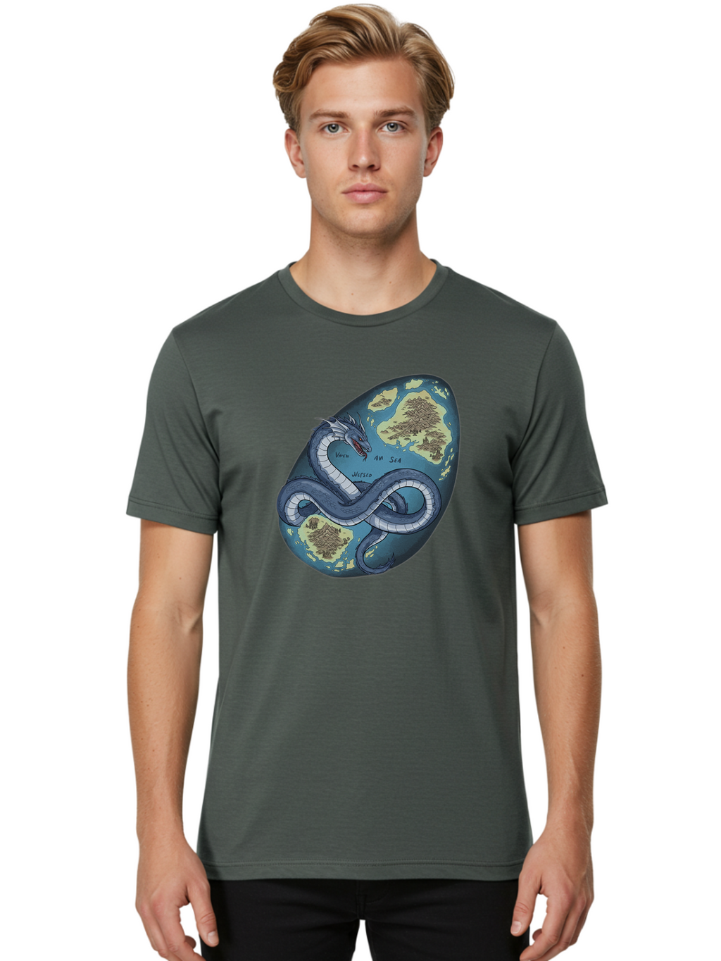 Varan-Sea-Map-Dragon Men'S Graphic Tee, 100% Cotton, Comfortable Casual Summer Wear, Machine Washable, Vintage Camera, Old Camera, Antique Camera, Black Camera, Classic Photography, Photography Equipment, Nostalgic Device, Film Camera, Baf614