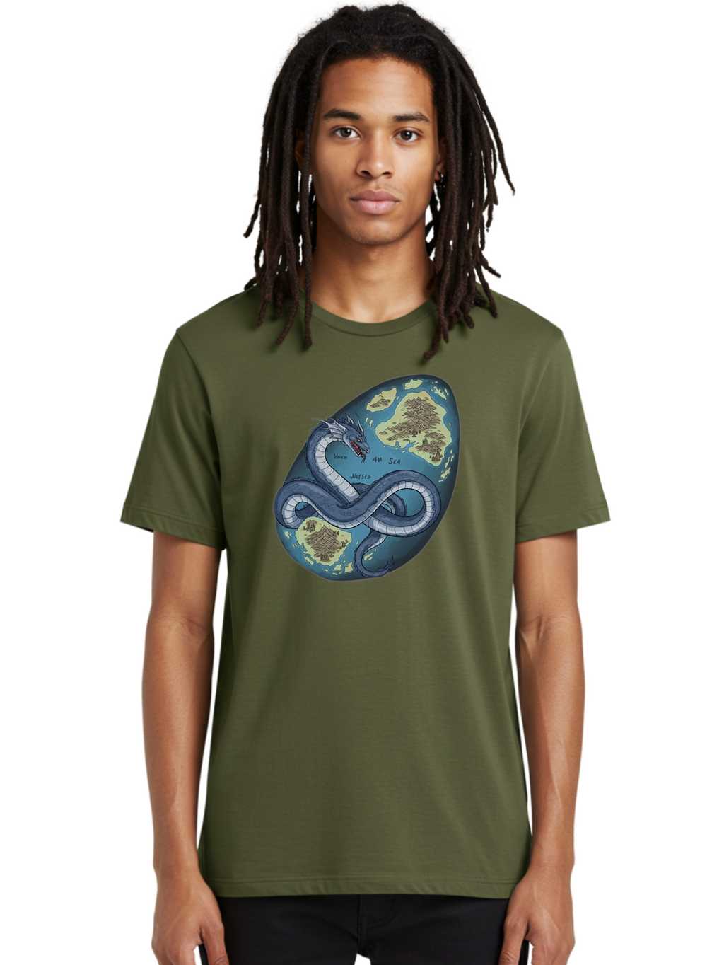Varan-Sea-Map-Dragon Men'S Graphic Tee, 100% Cotton, Comfortable Casual Summer Wear, Machine Washable, Vintage Camera, Old Camera, Antique Camera, Black Camera, Classic Photography, Photography Equipment, Nostalgic Device, Film Camera, Baf614