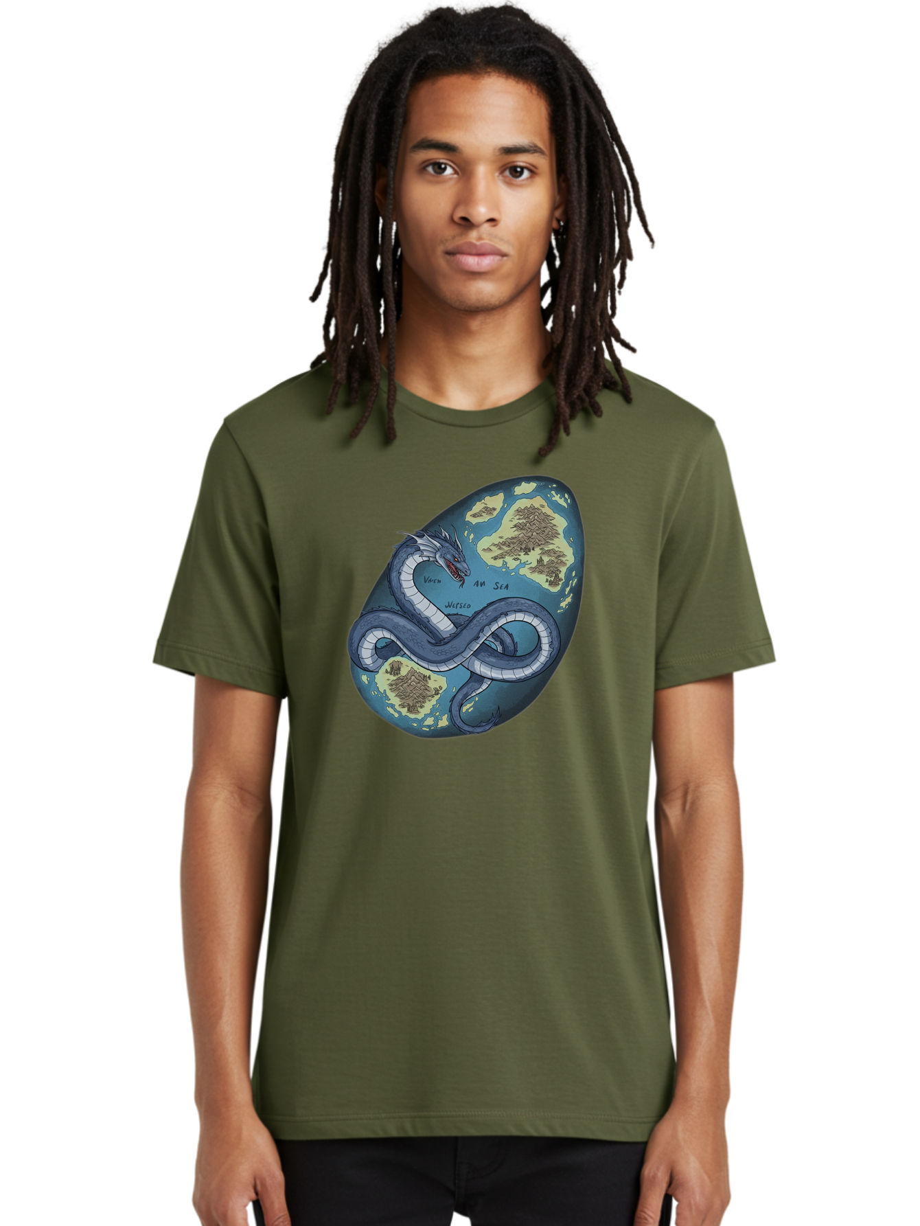 Varan-Sea-Map-Dragon Men'S Graphic Tee, 100% Cotton, Comfortable Casual Summer Wear, Machine Washable, Vintage Camera, Old Camera, Antique Camera, Black Camera, Classic Photography, Photography Equipment, Nostalgic Device, Film Camera, Baf614