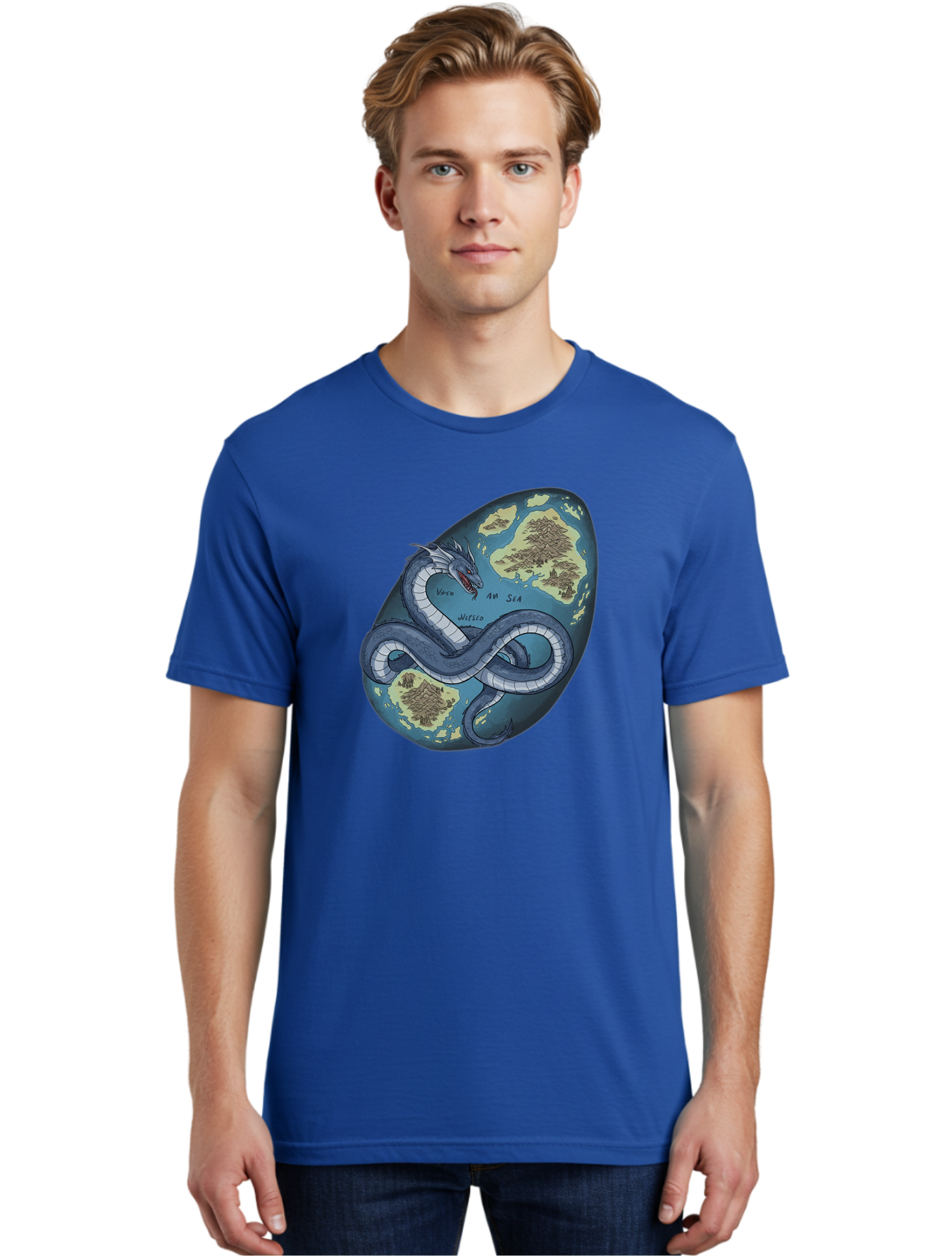 Varan-Sea-Map-Dragon Men'S Graphic Tee, 100% Cotton, Comfortable Casual Summer Wear, Machine Washable, Vintage Camera, Old Camera, Antique Camera, Black Camera, Classic Photography, Photography Equipment, Nostalgic Device, Film Camera, Baf614