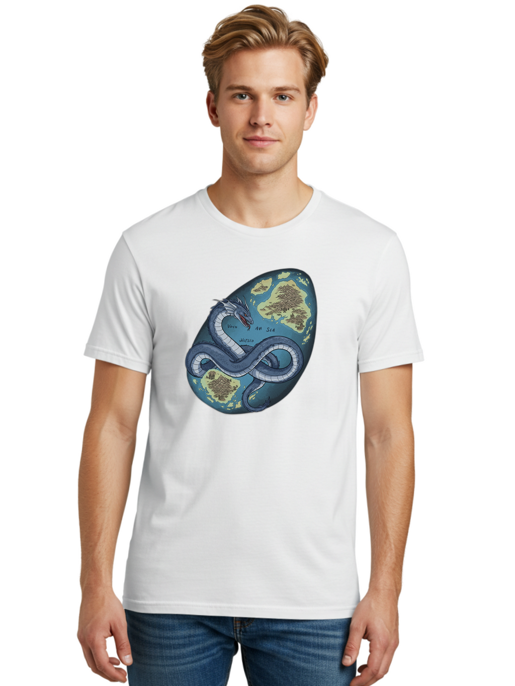 Varan-Sea-Map-Dragon Men'S Graphic Tee, 100% Cotton, Comfortable Casual Summer Wear, Machine Washable, Vintage Camera, Old Camera, Antique Camera, Black Camera, Classic Photography, Photography Equipment, Nostalgic Device, Film Camera, Baf614