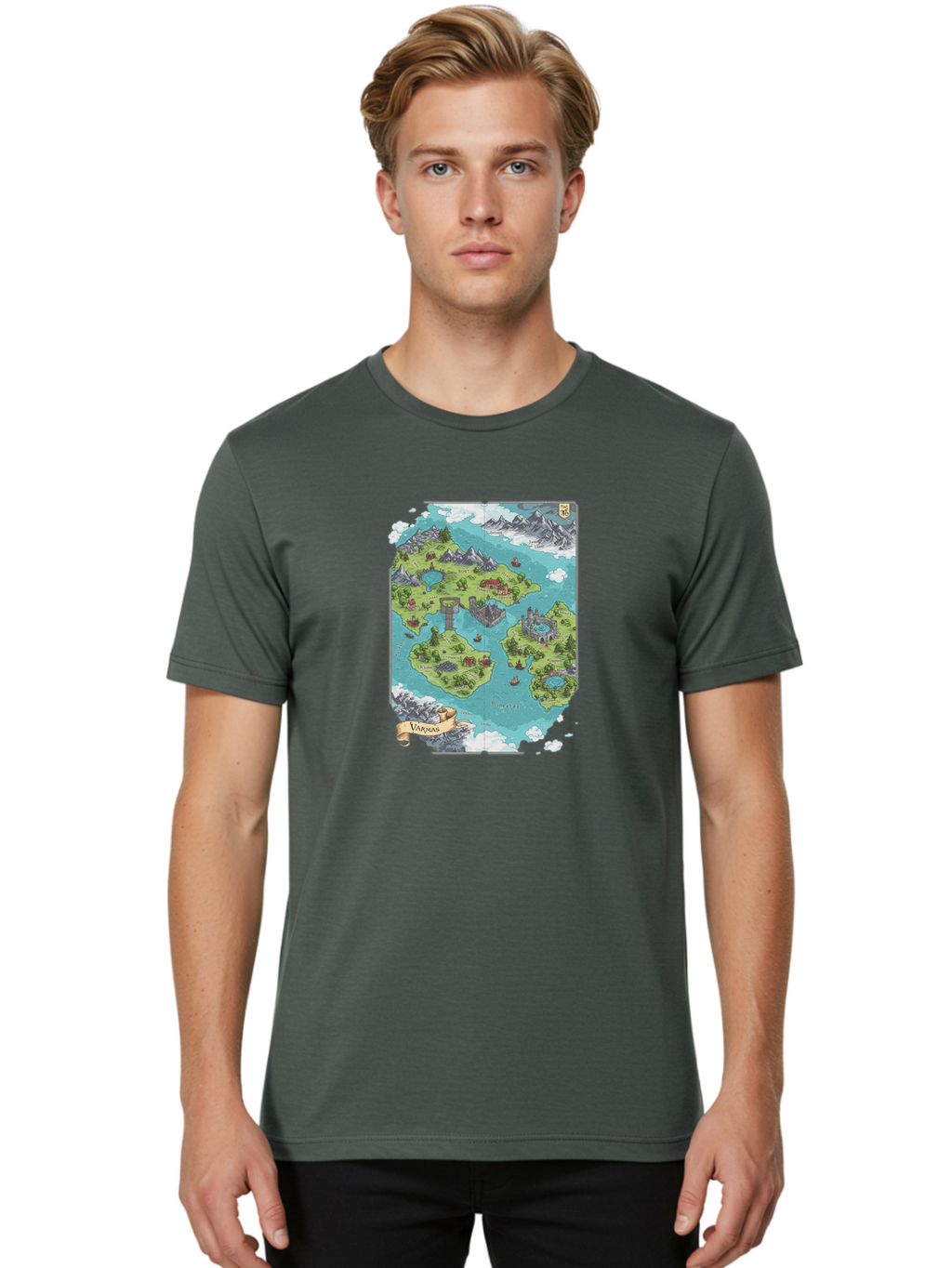 Varnas Men'S Graphic Tee, 100% Cotton, Comfortable Casual Summer Wear, Machine Washable, Vintage Camera, Old Camera, Antique Camera, Black Camera, Classic Photography, Photography Equipment, Nostalgic Device, Film Camera, Camera Art Baf615