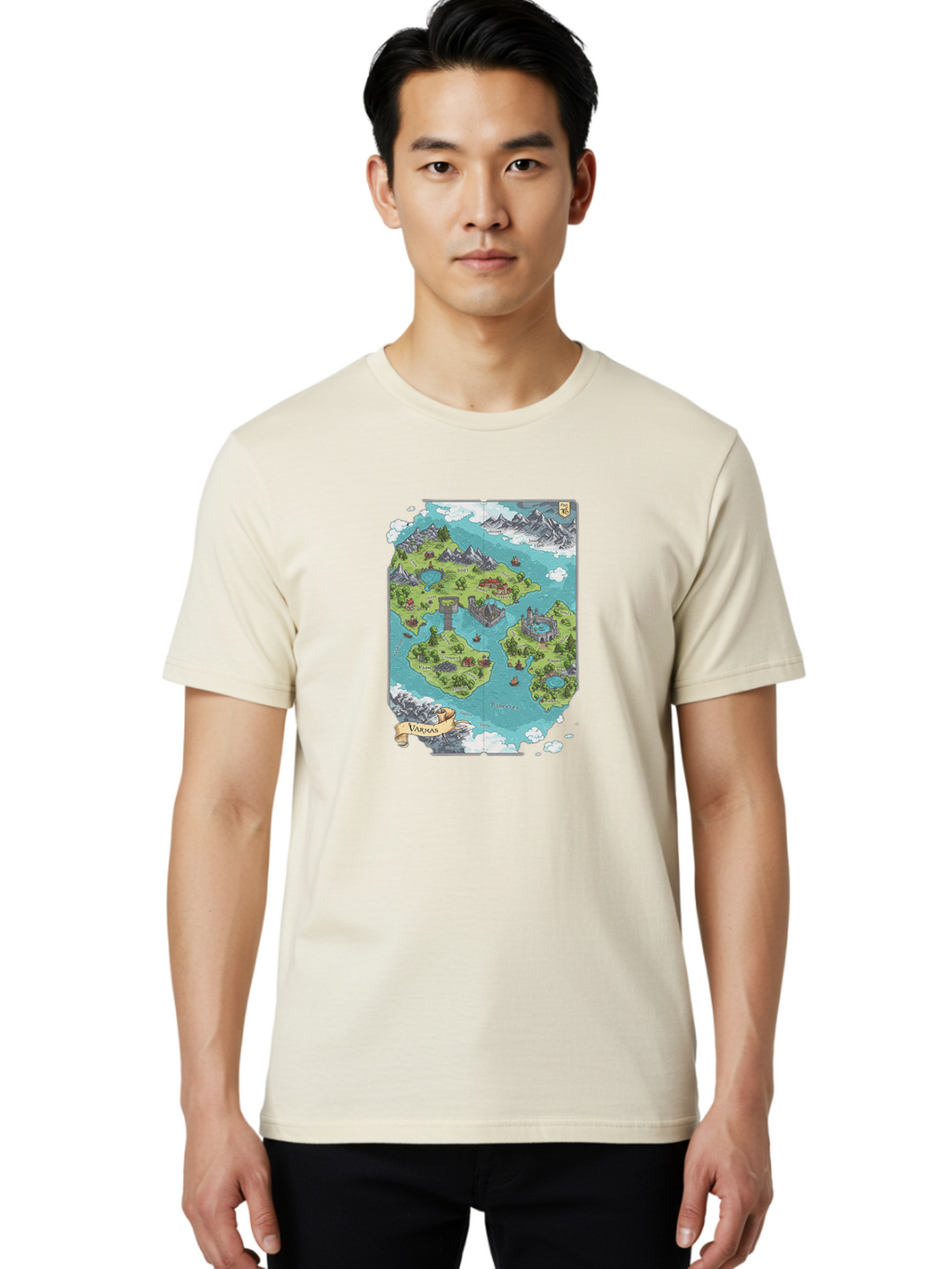 Varnas Men'S Graphic Tee, 100% Cotton, Comfortable Casual Summer Wear, Machine Washable, Vintage Camera, Old Camera, Antique Camera, Black Camera, Classic Photography, Photography Equipment, Nostalgic Device, Film Camera, Camera Art Baf615