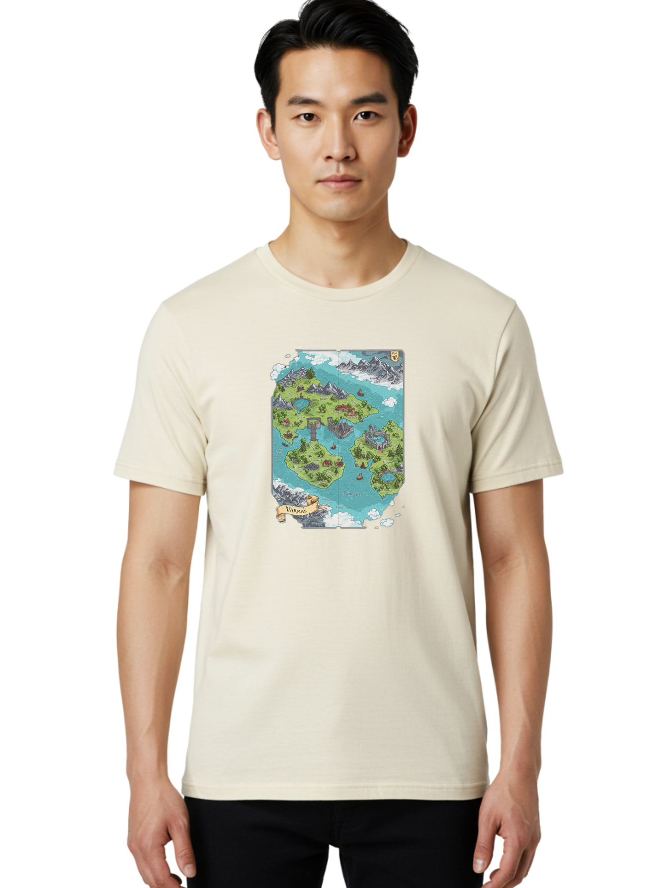 Varnas Men'S Graphic Tee, 100% Cotton, Comfortable Casual Summer Wear, Machine Washable, Vintage Camera, Old Camera, Antique Camera, Black Camera, Classic Photography, Photography Equipment, Nostalgic Device, Film Camera, Camera Art Baf615