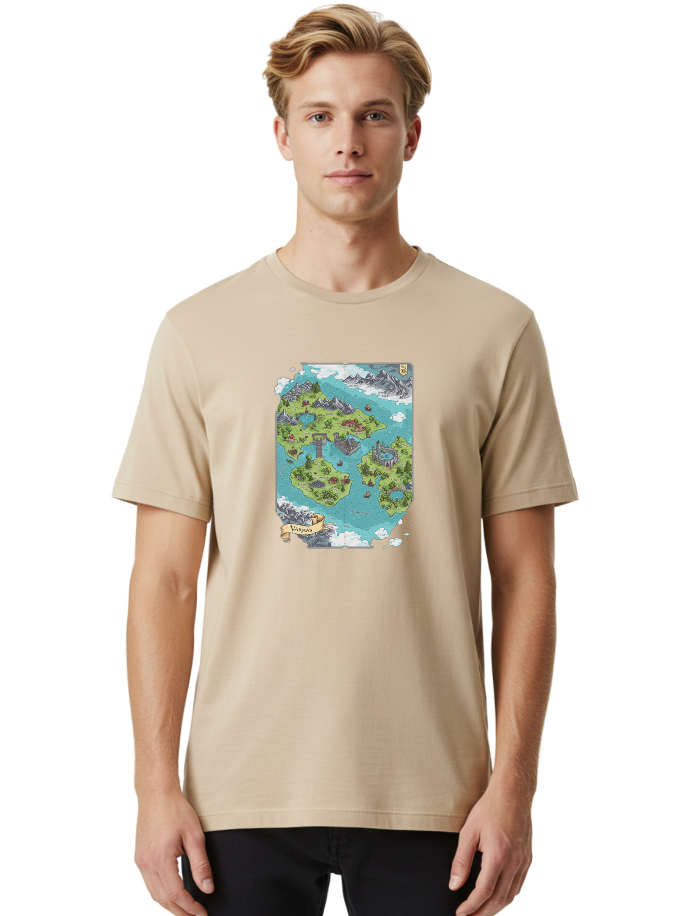 Varnas Men'S Graphic Tee, 100% Cotton, Comfortable Casual Summer Wear, Machine Washable, Vintage Camera, Old Camera, Antique Camera, Black Camera, Classic Photography, Photography Equipment, Nostalgic Device, Film Camera, Camera Art Baf615