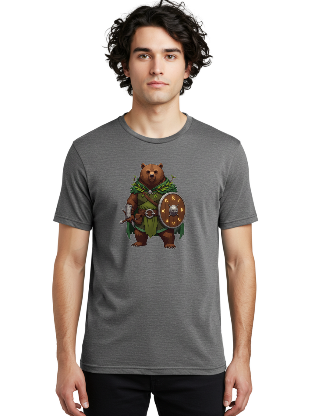 Viking-Bear Men'S Graphic Tee, 100% Cotton, Comfortable Casual Summer Wear, Machine Washable, Vintage Camera, Old Camera, Antique Camera, Black Camera, Classic Photography, Photography Equipment, Nostalgic Device, Film Camera, Camera Art Baf617