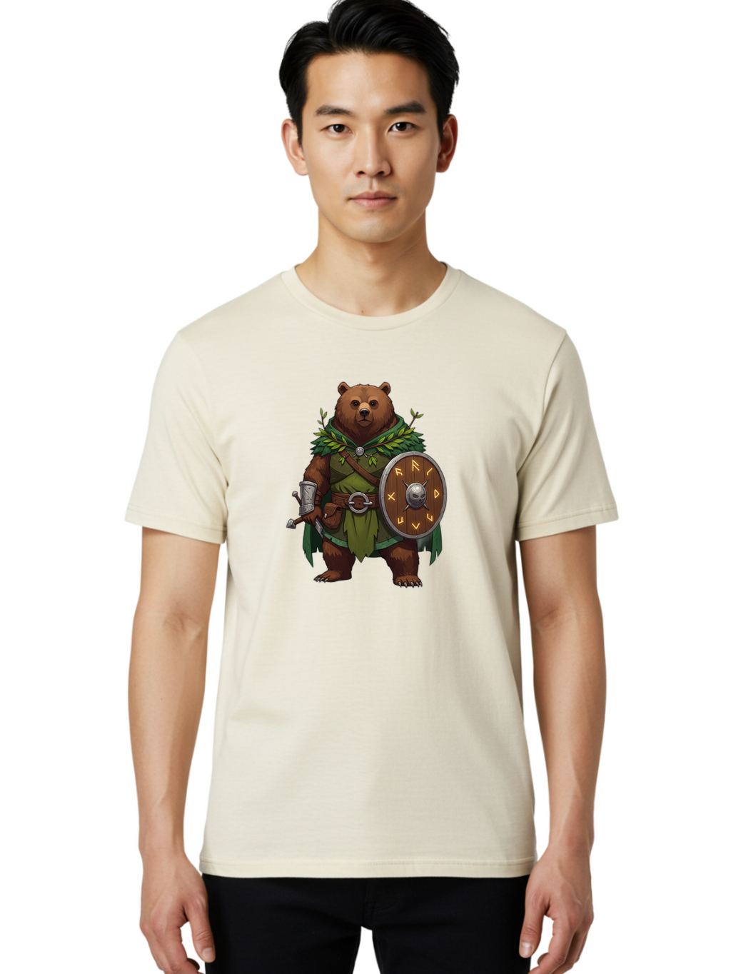 Viking-Bear Men'S Graphic Tee, 100% Cotton, Comfortable Casual Summer Wear, Machine Washable, Vintage Camera, Old Camera, Antique Camera, Black Camera, Classic Photography, Photography Equipment, Nostalgic Device, Film Camera, Camera Art Baf617