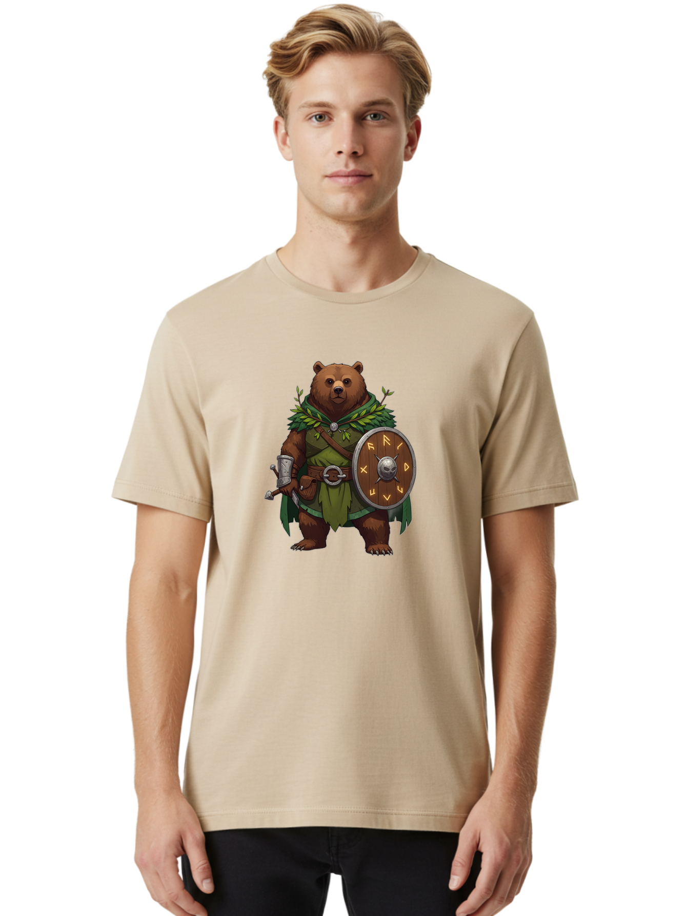 Viking-Bear Men'S Graphic Tee, 100% Cotton, Comfortable Casual Summer Wear, Machine Washable, Vintage Camera, Old Camera, Antique Camera, Black Camera, Classic Photography, Photography Equipment, Nostalgic Device, Film Camera, Camera Art Baf617