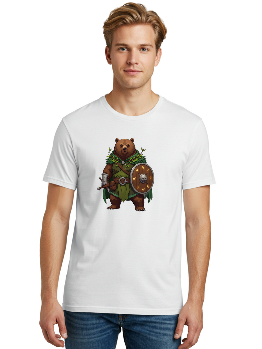 Viking-Bear Men'S Graphic Tee, 100% Cotton, Comfortable Casual Summer Wear, Machine Washable, Vintage Camera, Old Camera, Antique Camera, Black Camera, Classic Photography, Photography Equipment, Nostalgic Device, Film Camera, Camera Art Baf617